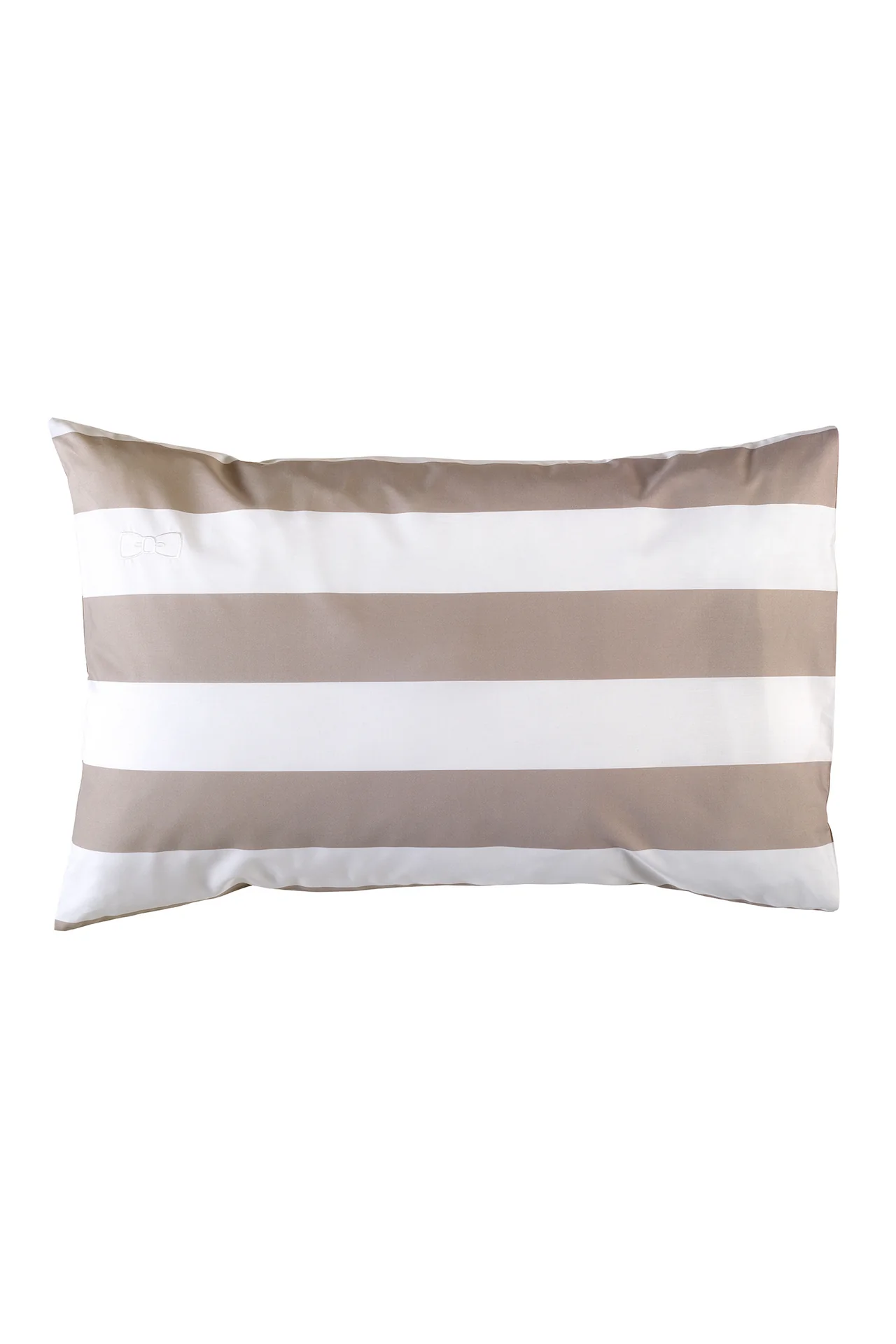2 taies d'oreiller rectangulaires à rayures beige - A la recherche du Ballon perdu - Image 2