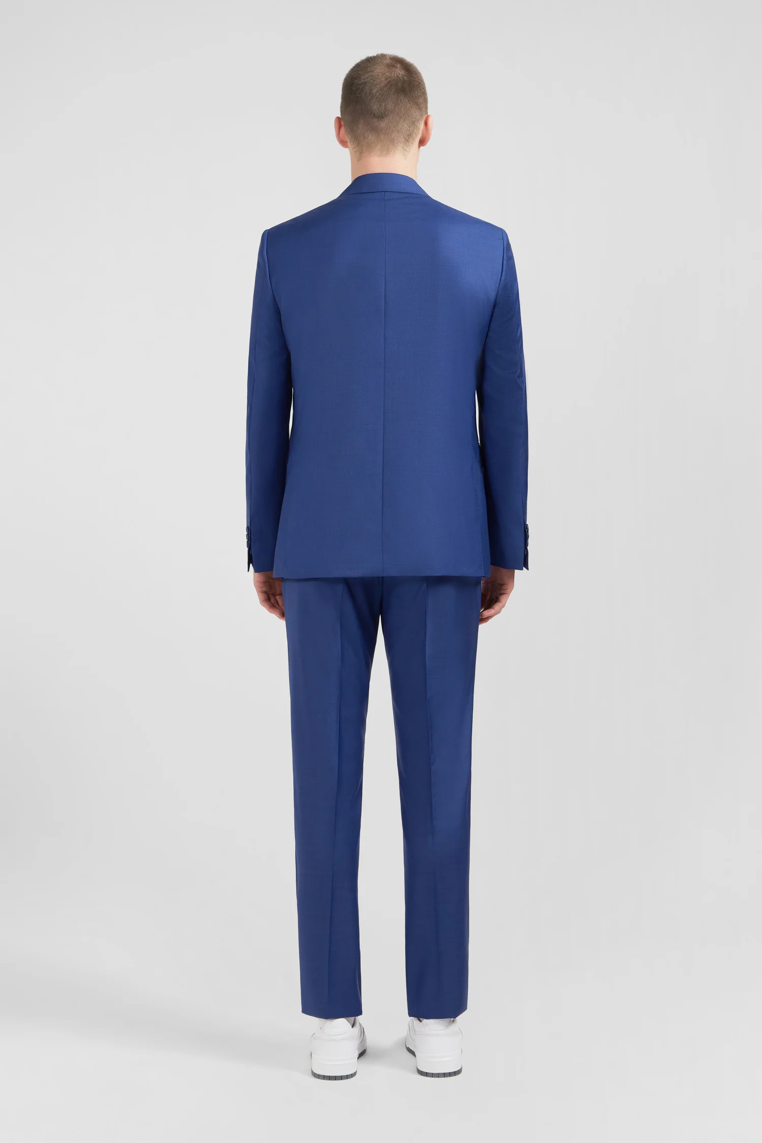 Costume regular en laine bleu - Image 4
