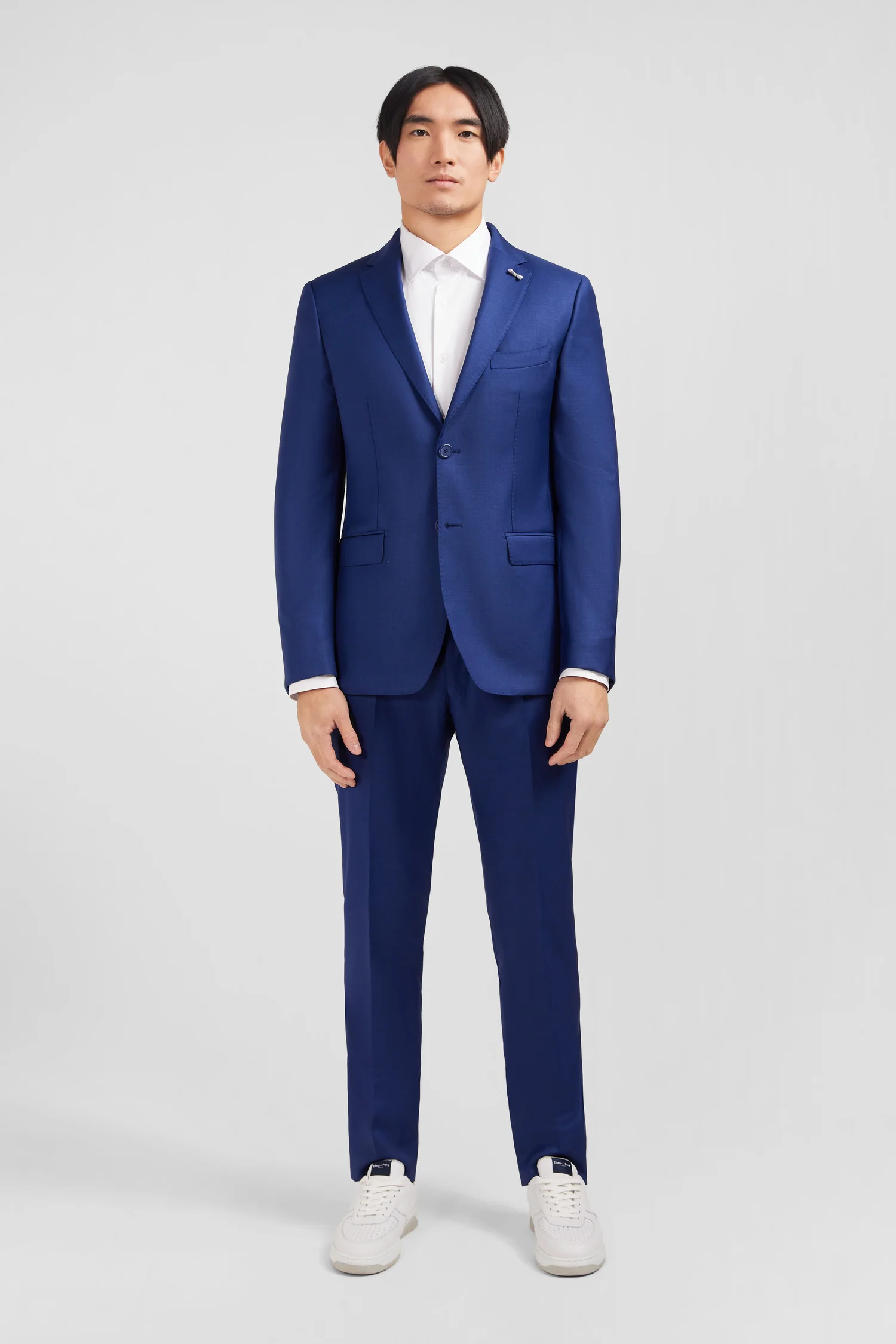 Costume slim en laine bleu - Image 2