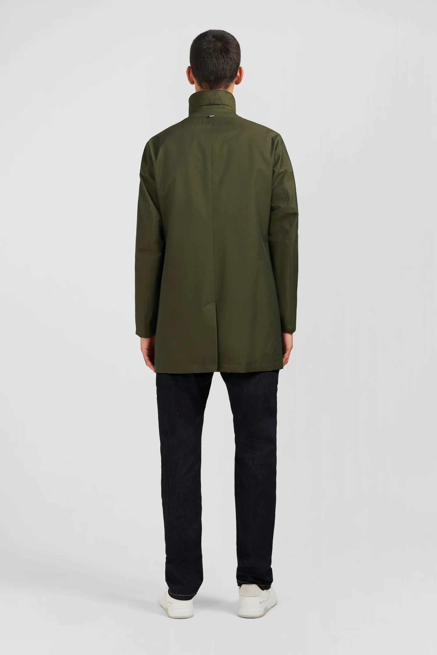 Imperméable uni kaki - Image 3