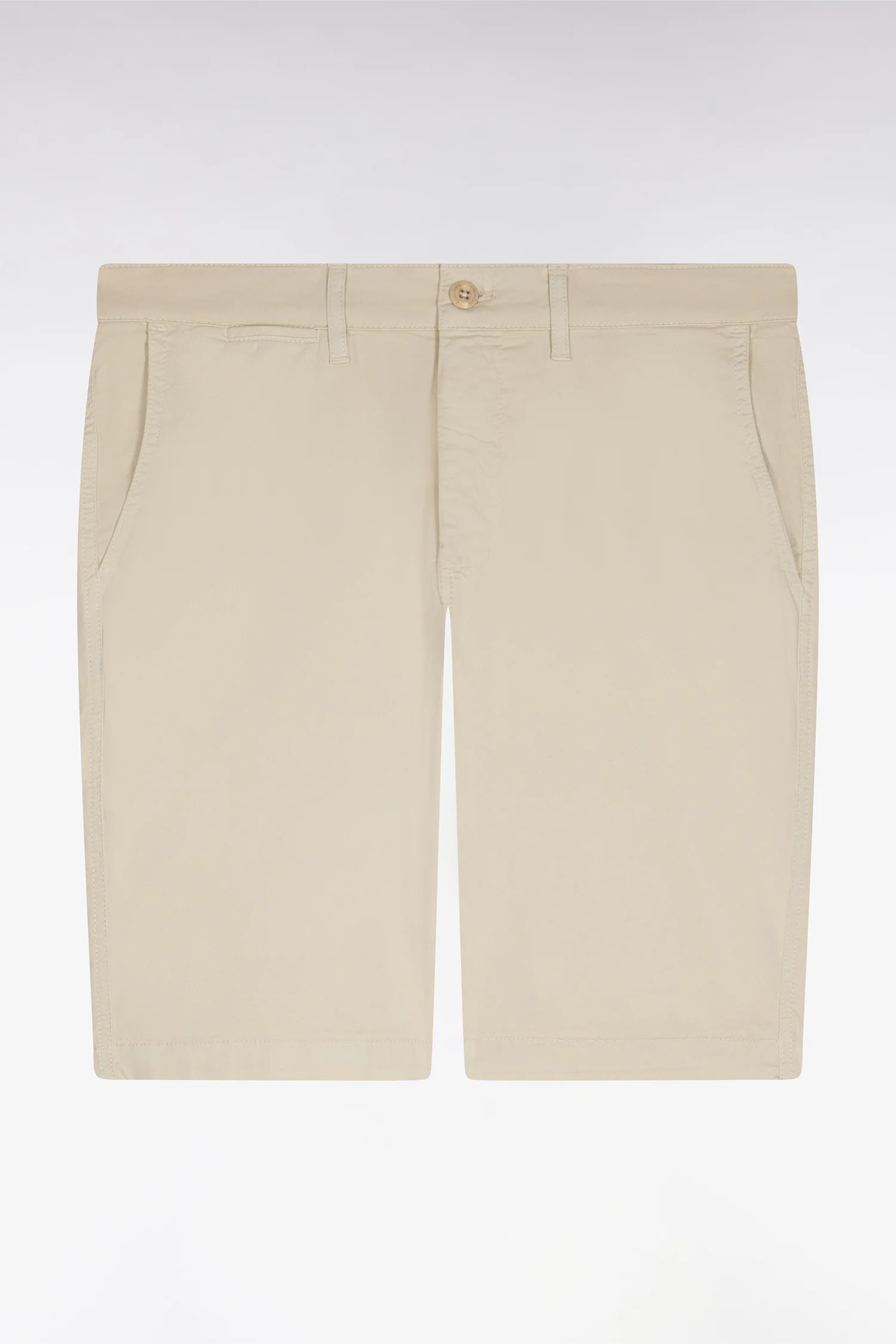 Bermuda chino en gabardine stretch beige - Image 2