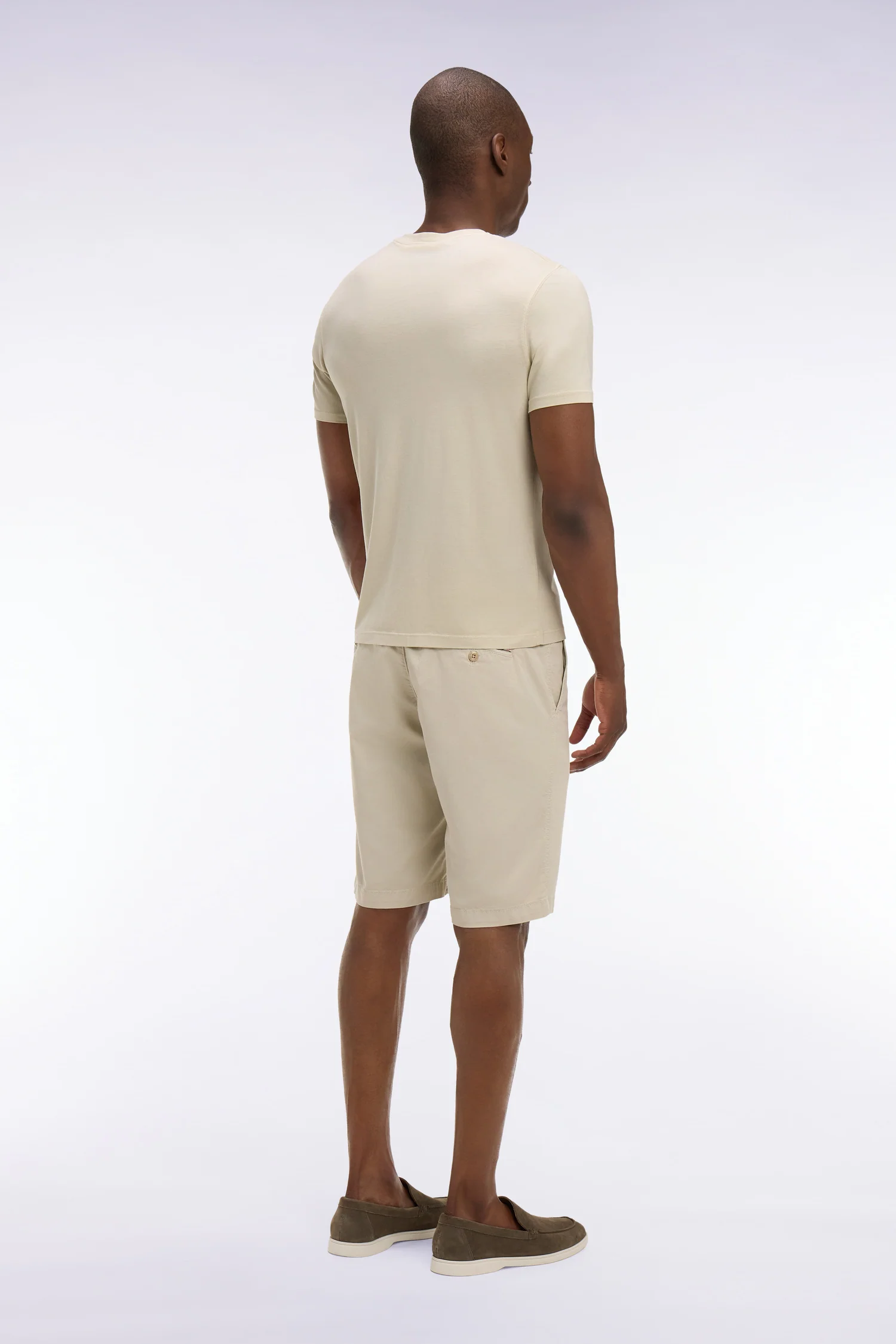 Bermuda chino en gabardine stretch beige - Image 5