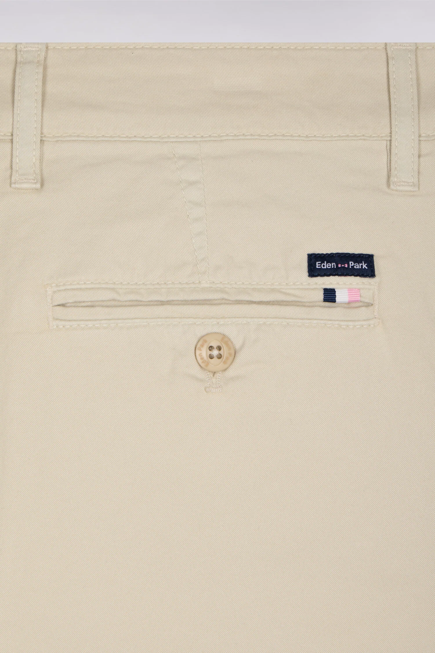 Bermuda chino en gabardine stretch beige - Image 6