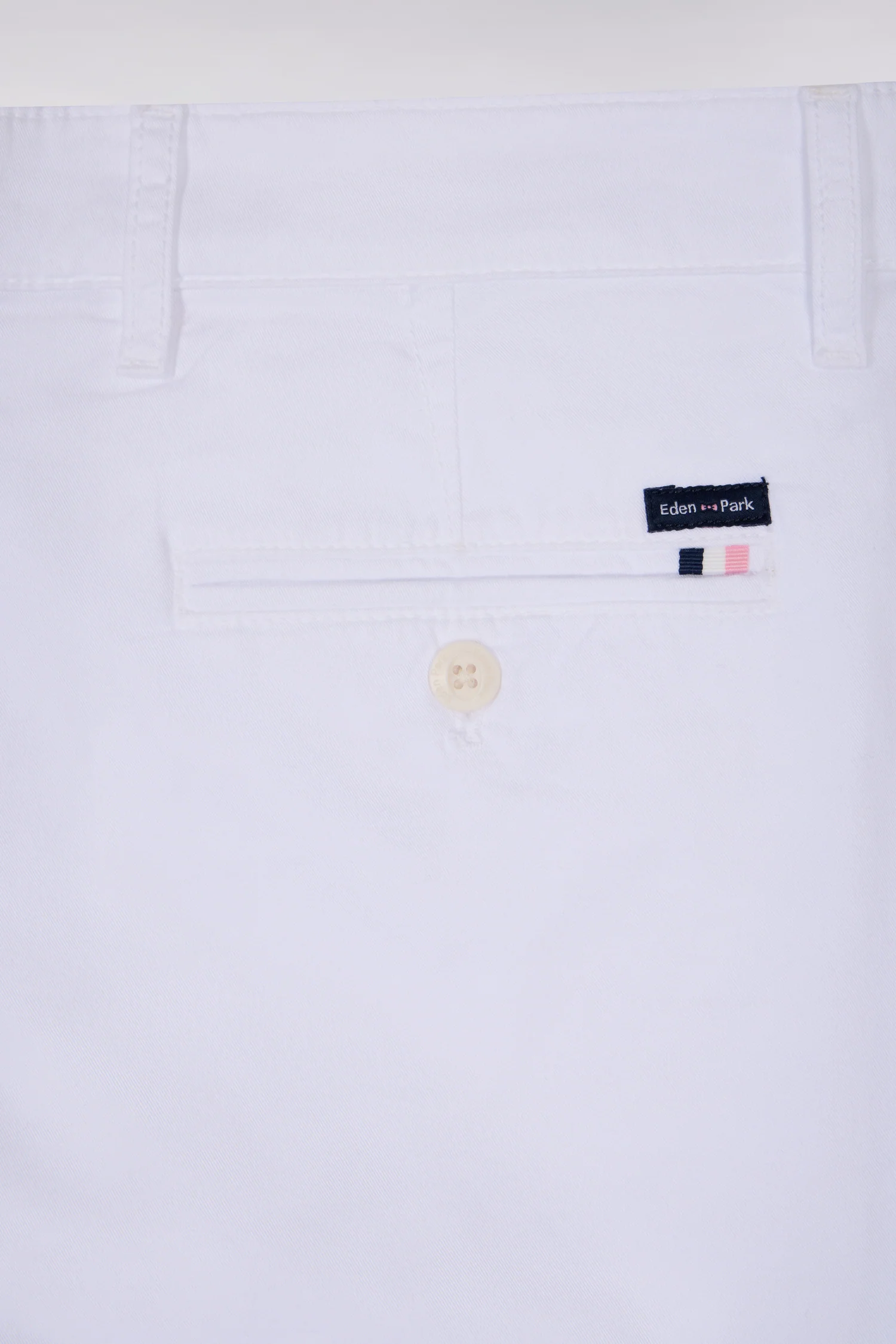 Bermuda chino en gabardine stretch blanc - Image 6