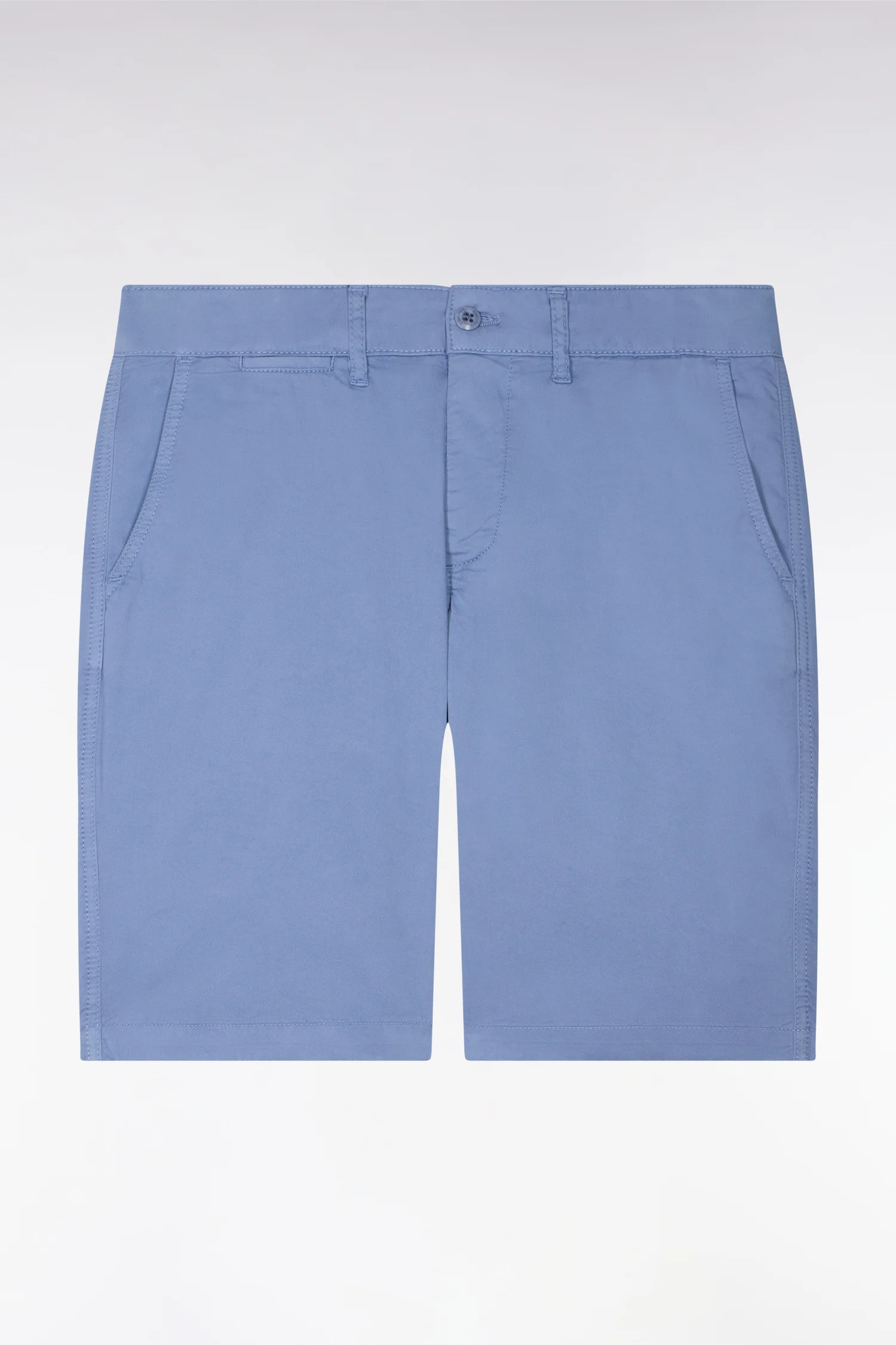 Bermuda chino en gabardine stretch bleu - Image 2