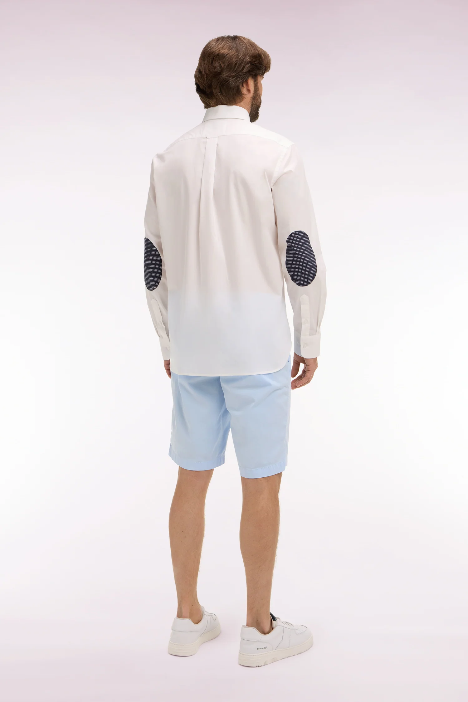 Bermuda chino en gabardine stretch bleu ciel - Image 5
