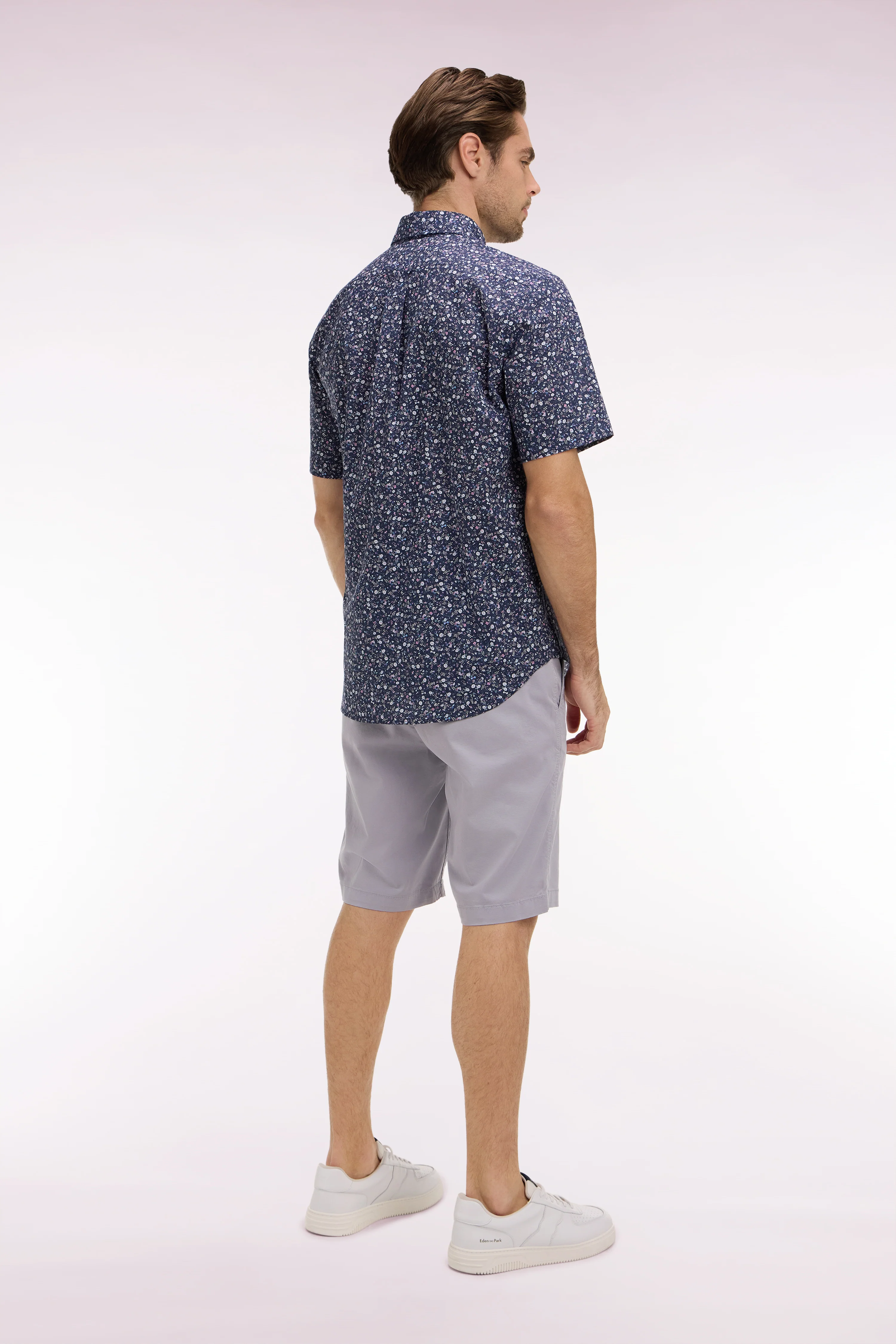 Bermuda chino en gabardine stretch gris - Image 5