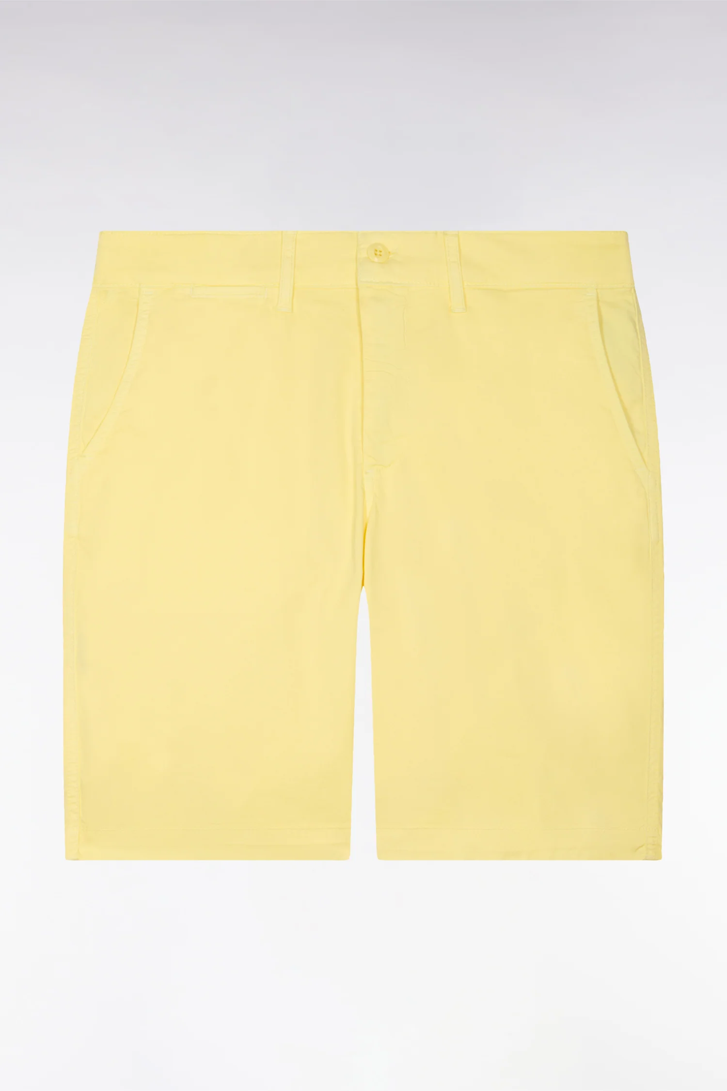 Bermuda chino en gabardine stretch jaune - Image 2