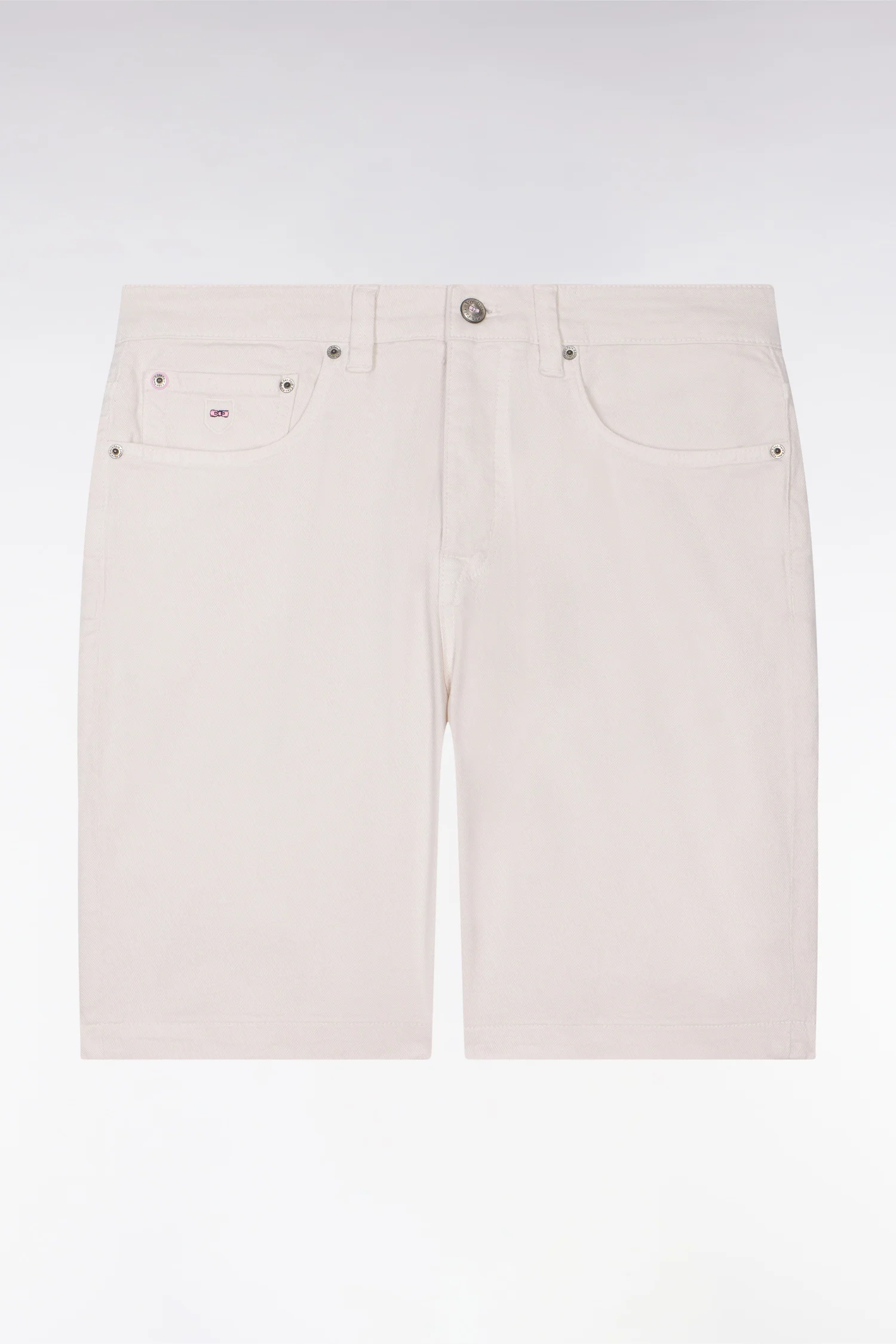 Bermuda en denim stretch écru - Image 2