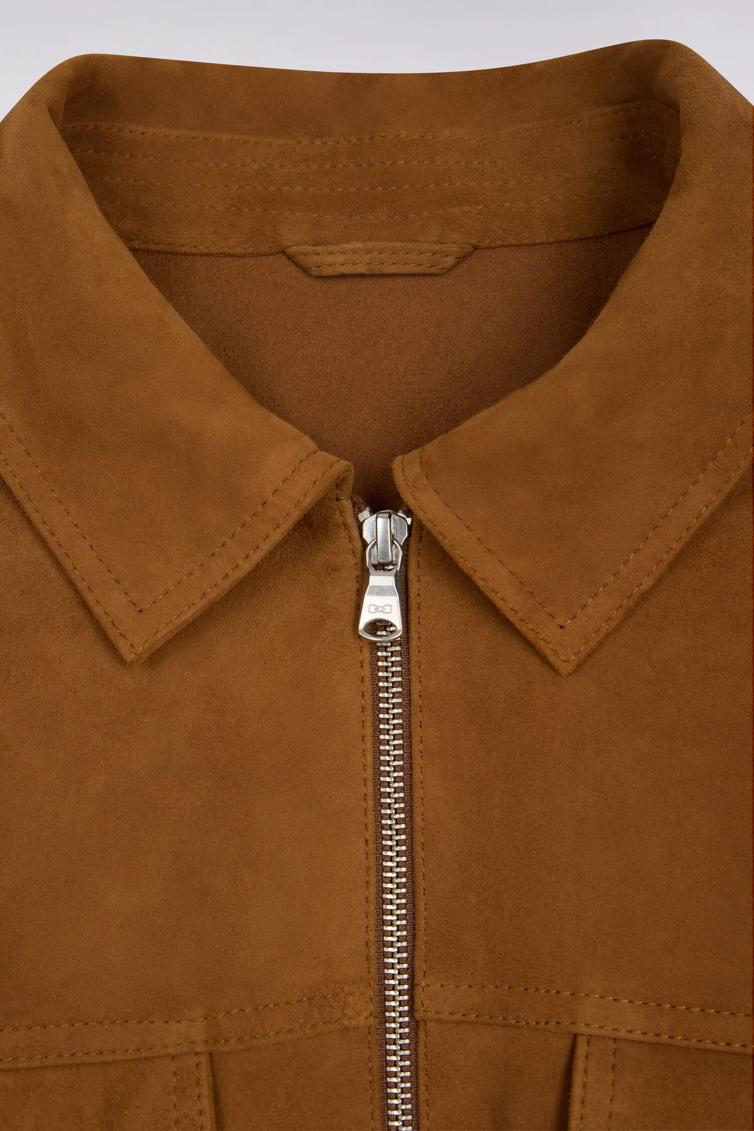 Blouson en daim velours marron - Image 6
