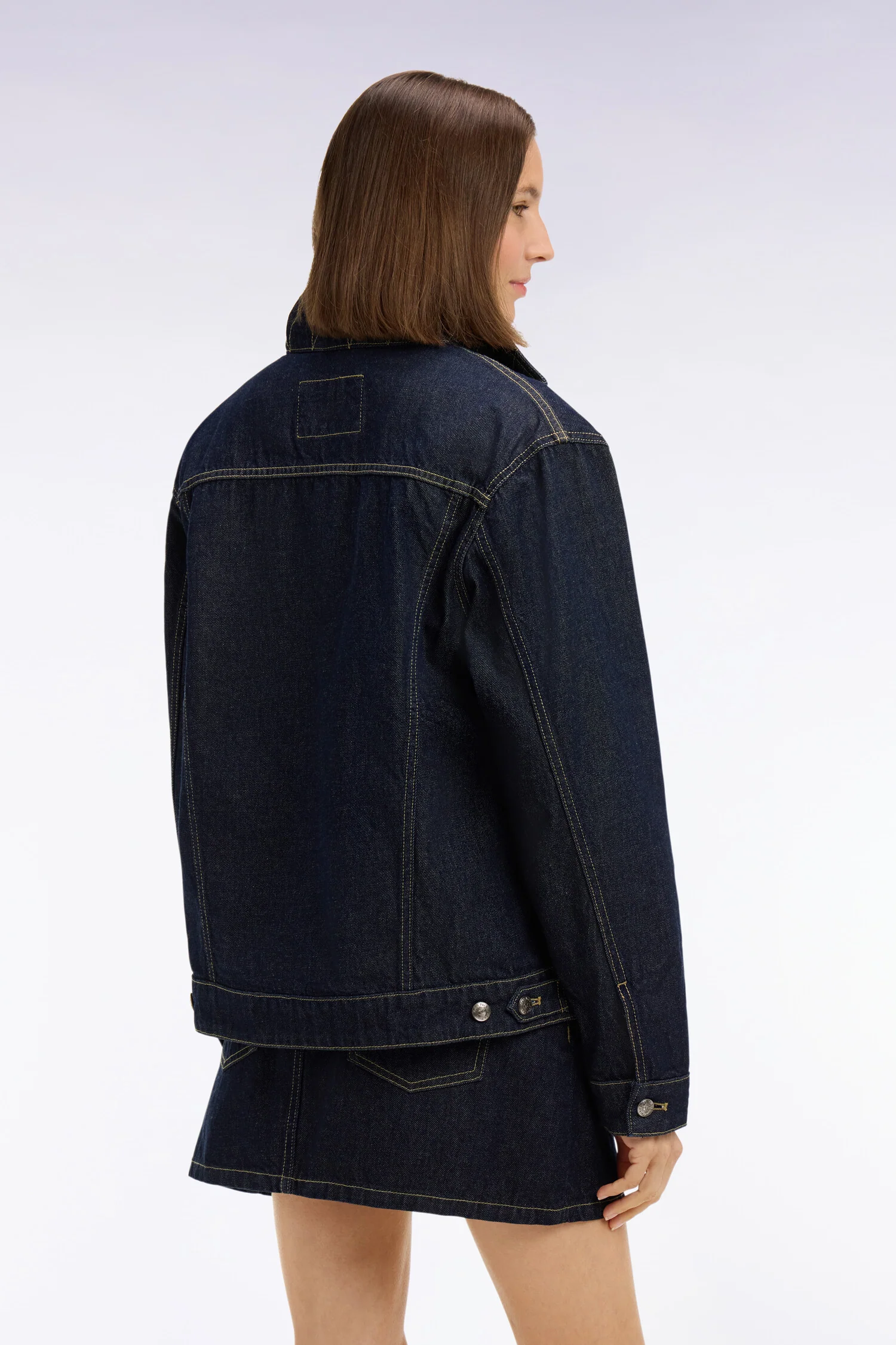 Blouson en denim brut coupe oversized - Image 5