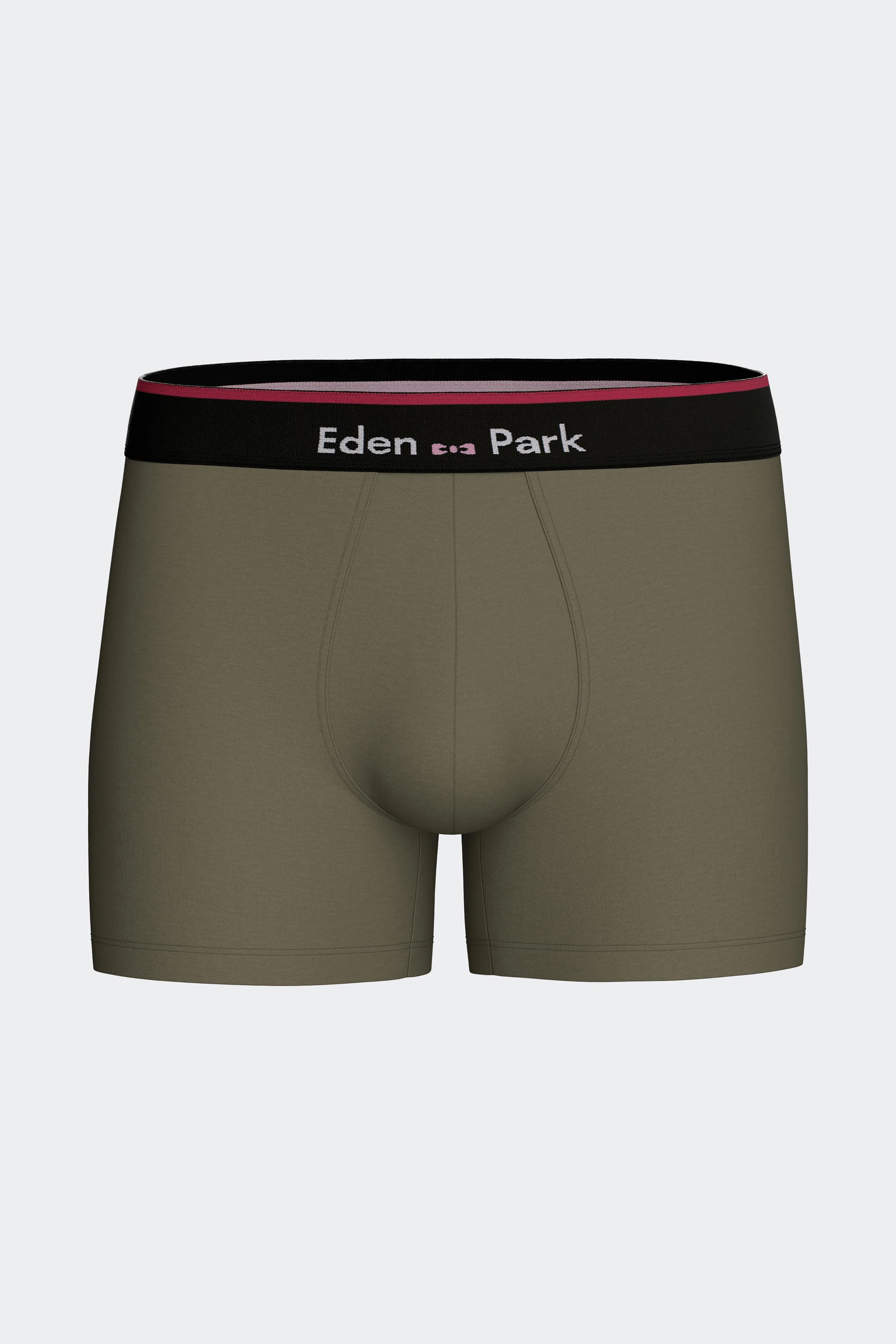 Boxer en jersey de coton stretch kaki
