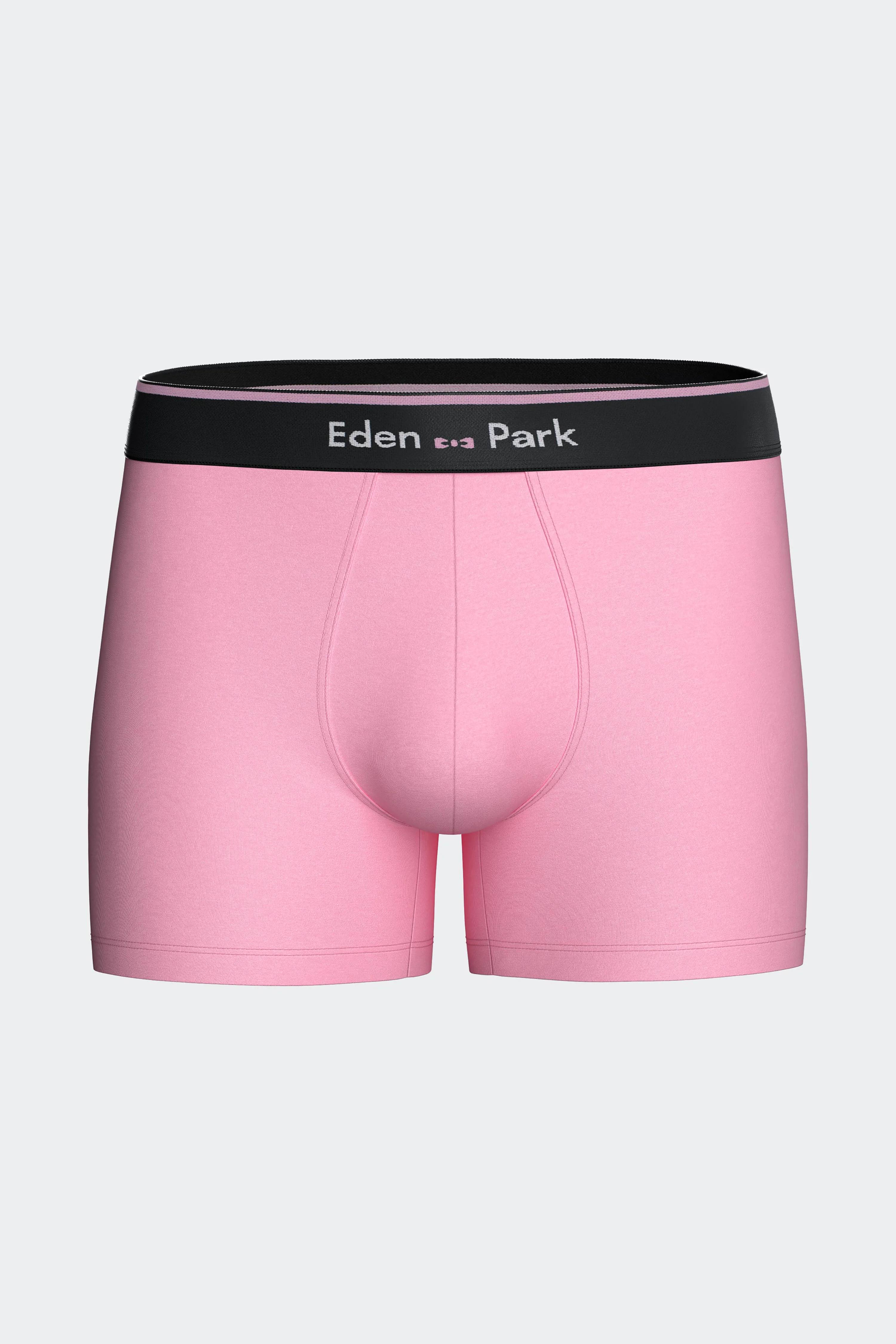 Boxer en jersey de coton stretch rose