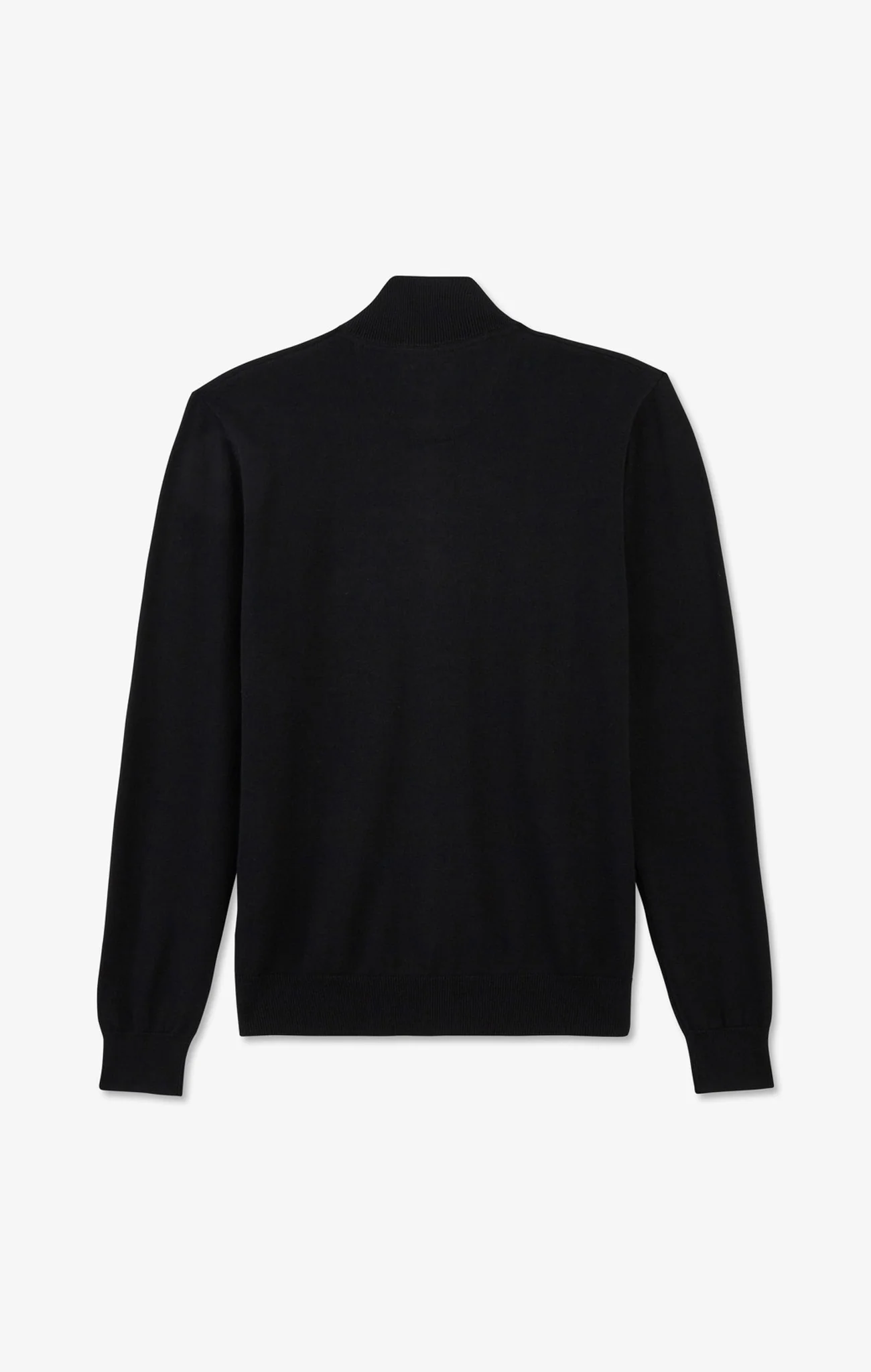 Cardigan noir zippé en coton - Image 4