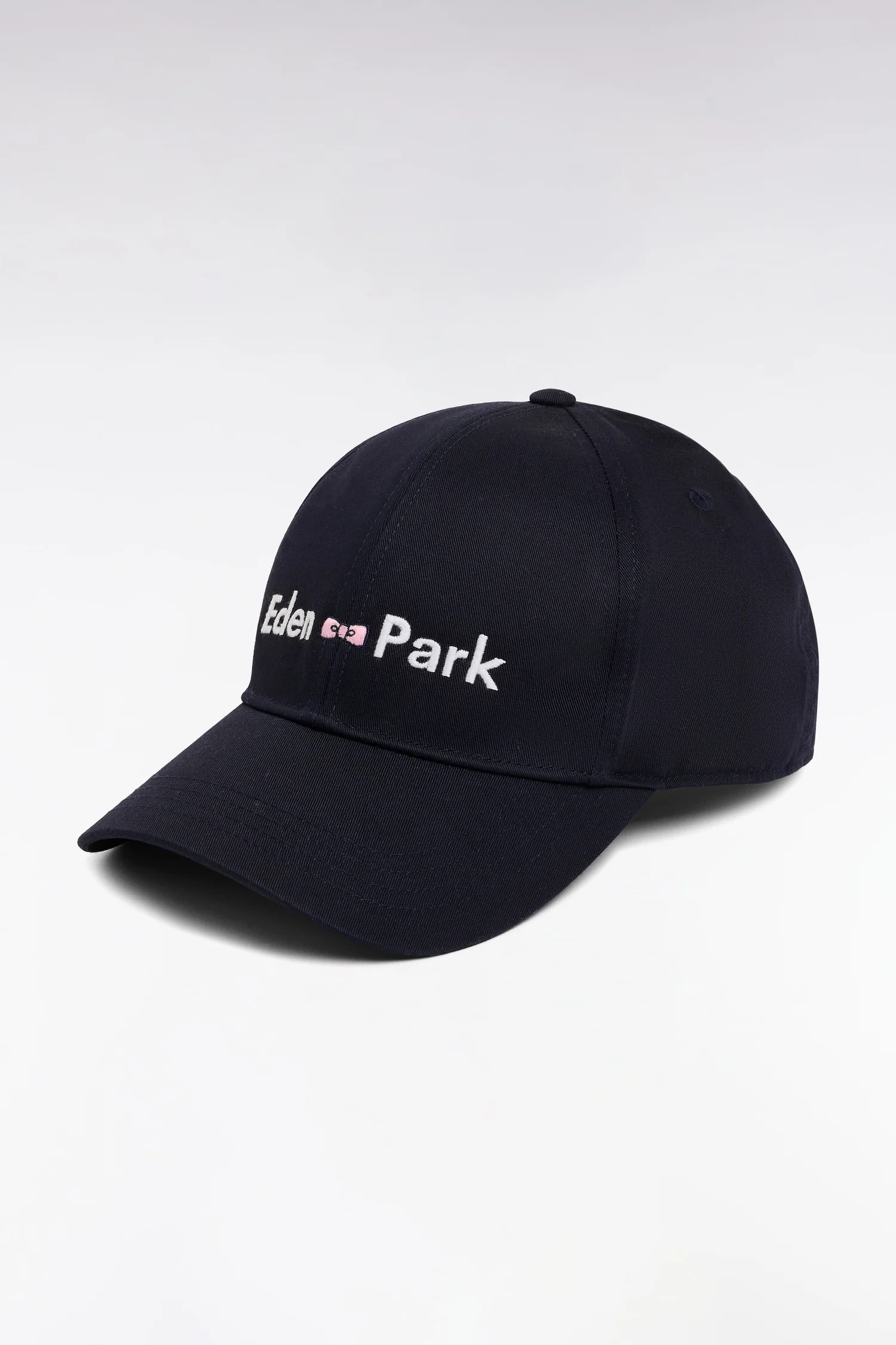 Casquette en twill de coton marine broderie Eden Park