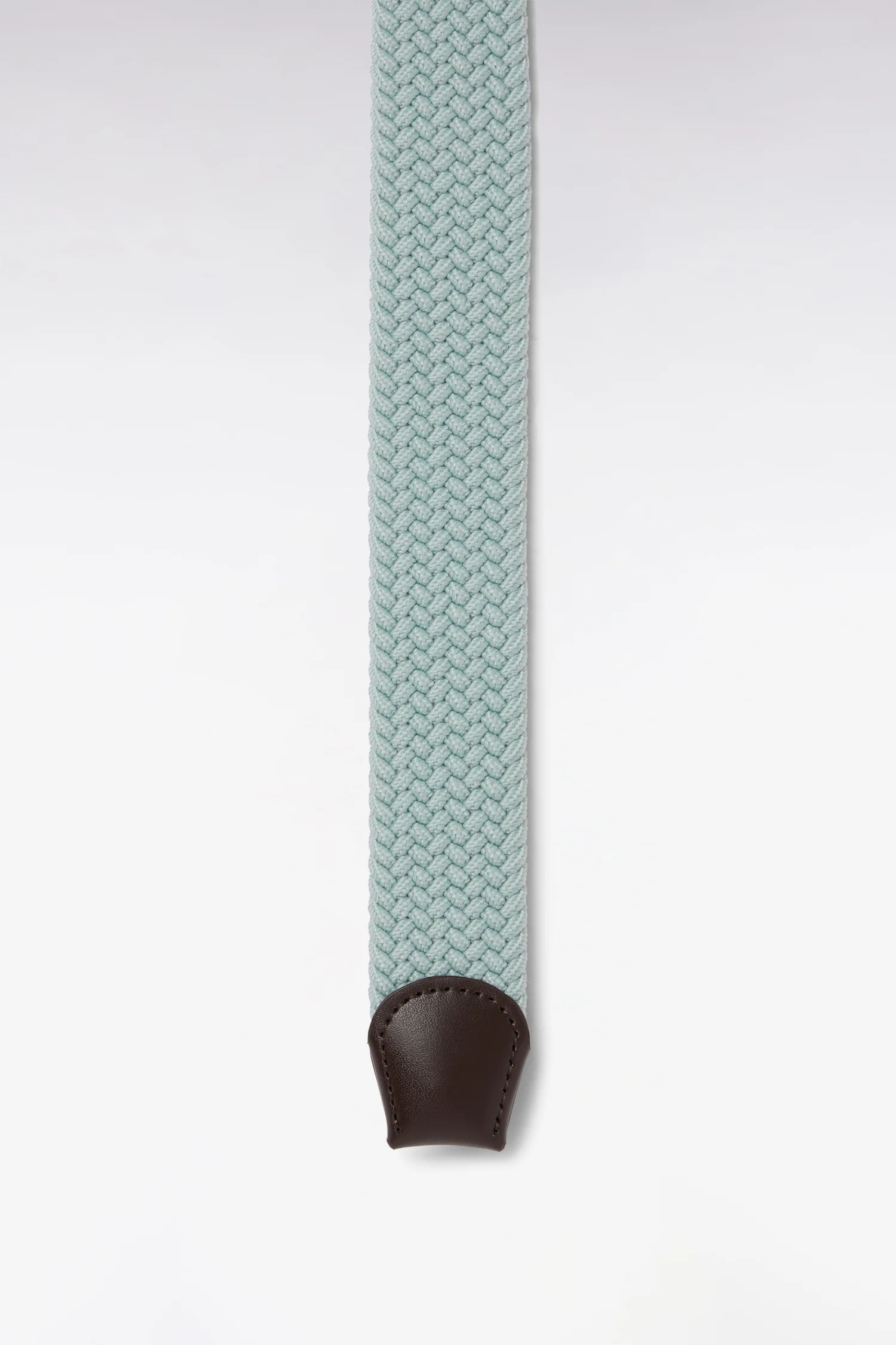 Ceinture textile élastiquée vert d'eau - Image 3