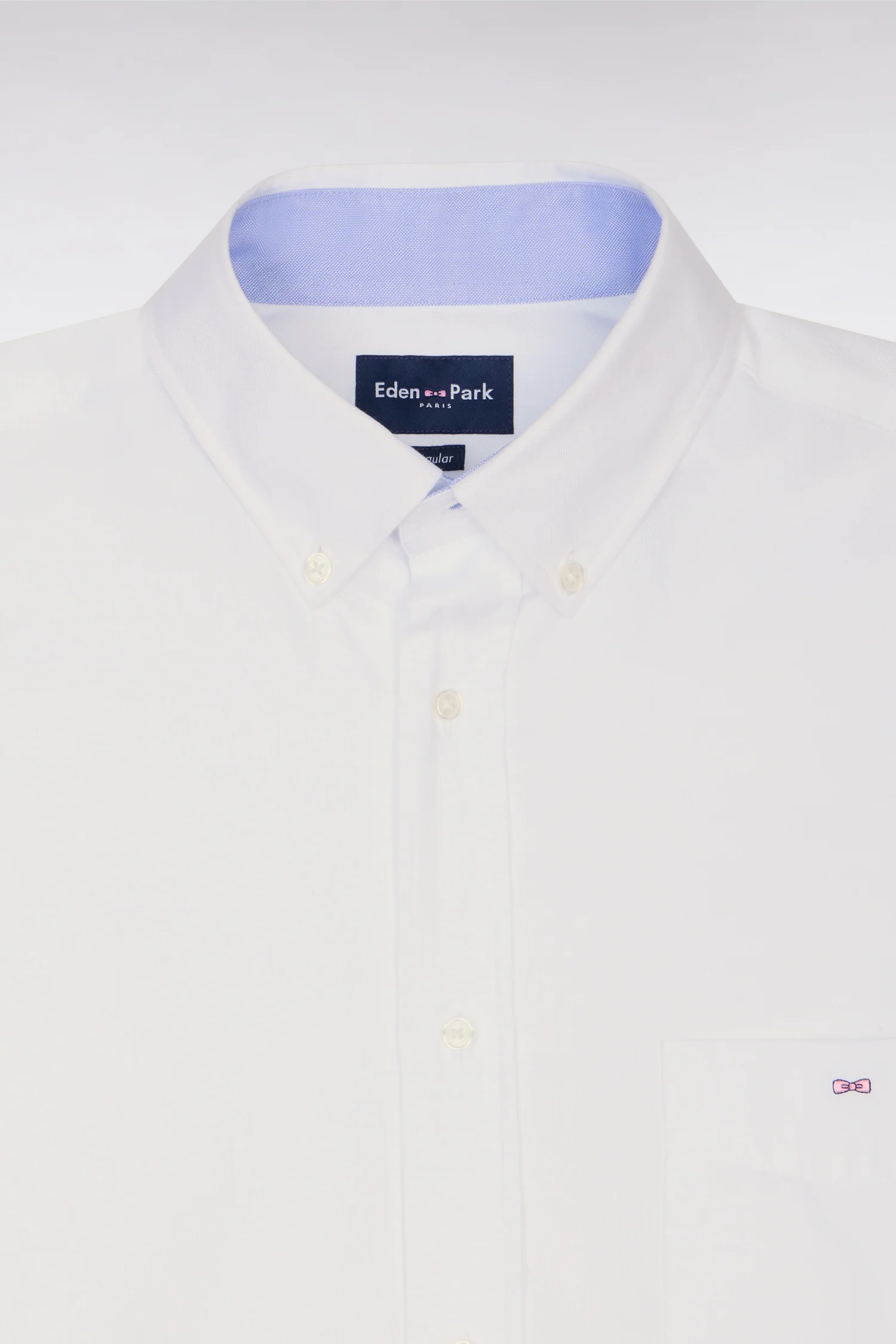 Chemise blanche unie en coton - Image 6