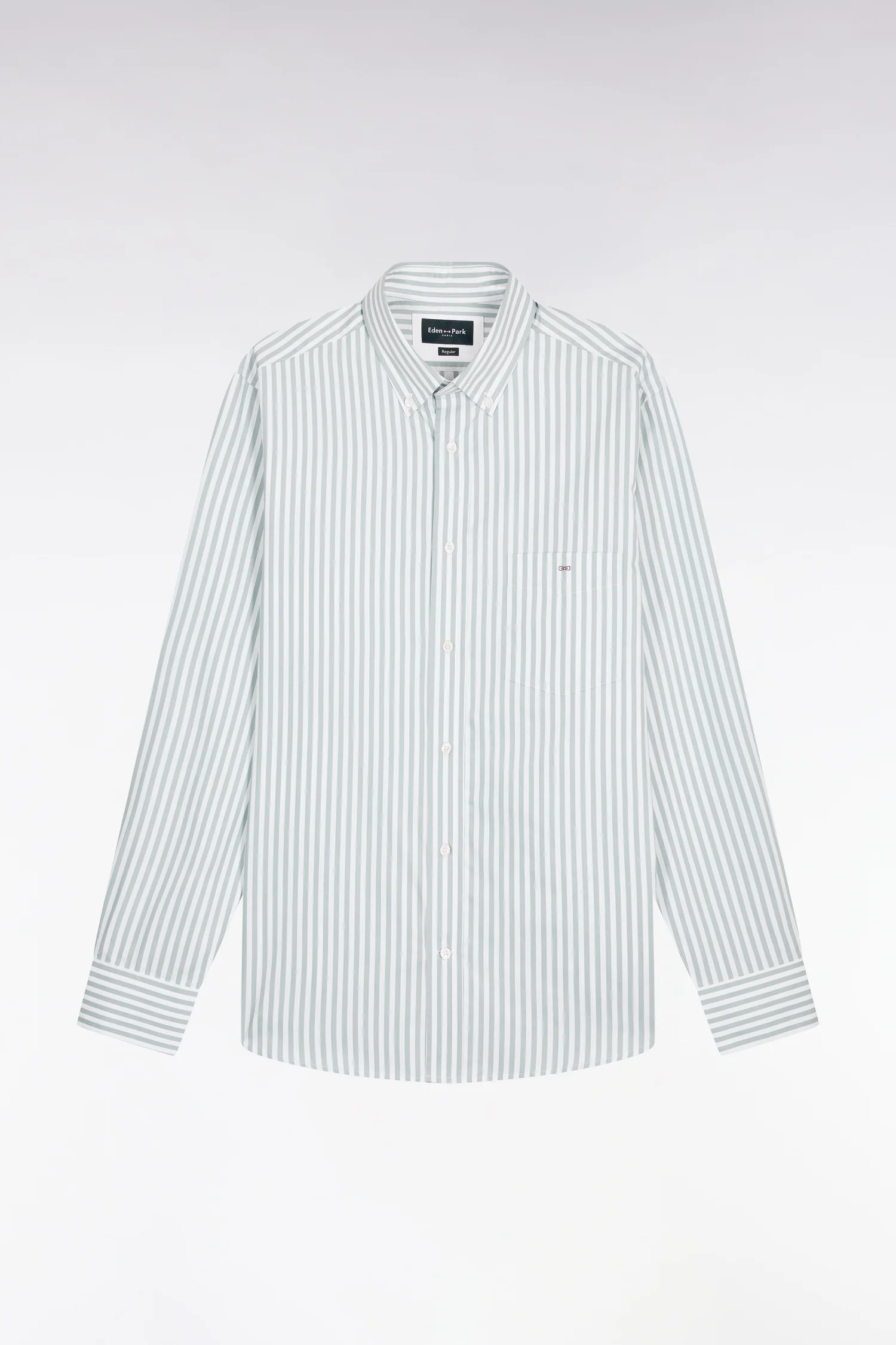 Chemise en coton ciel à rayures bâtons - Image 2