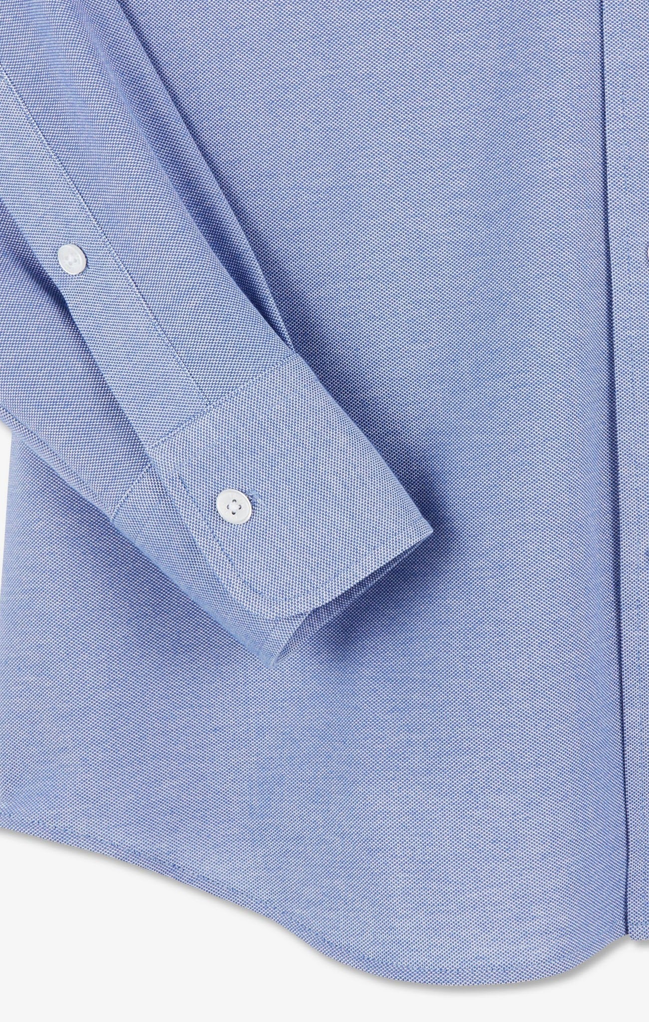 Chemise en coton pinpoint bleu - Image 8
