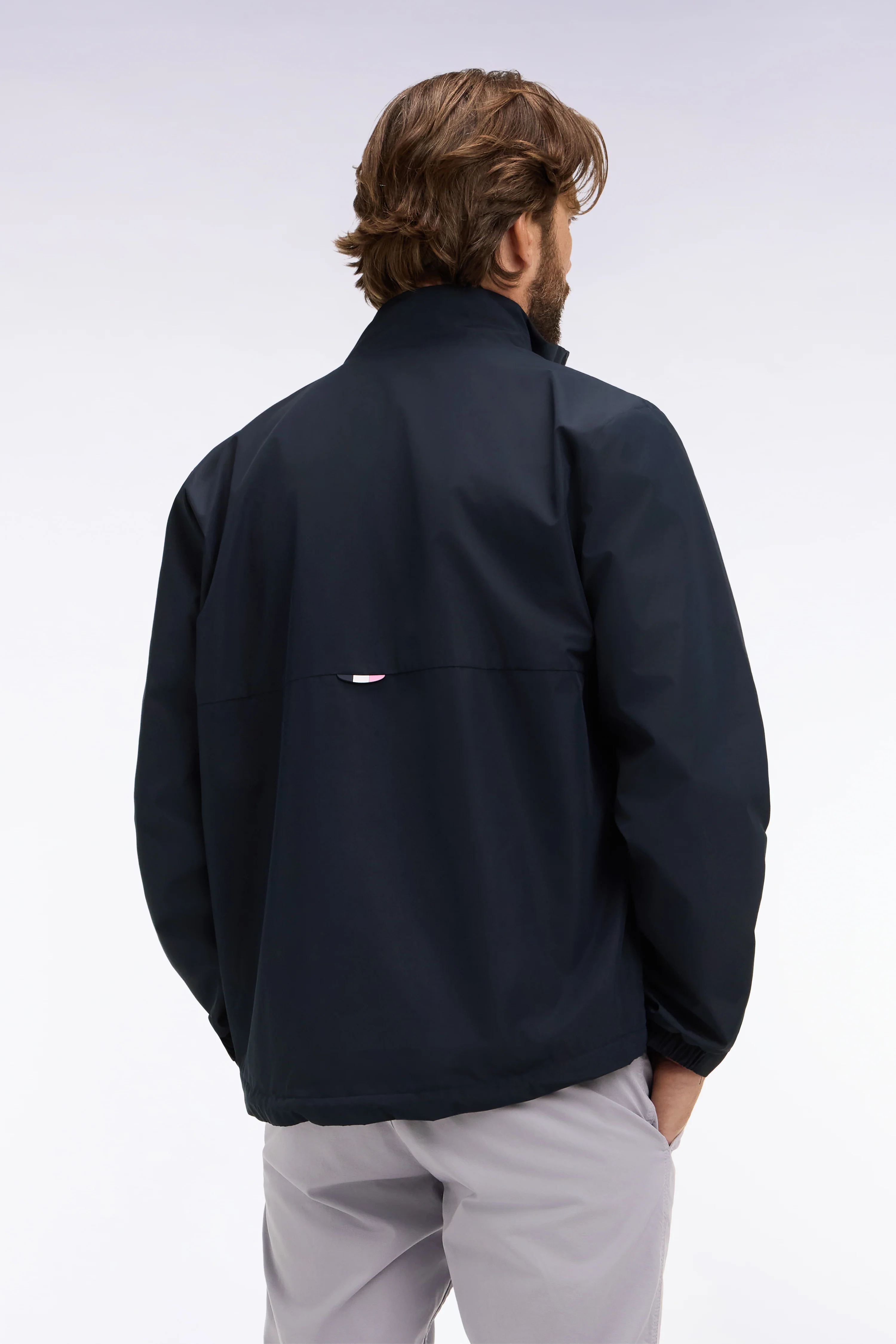 Coupe-vent en nylon marine - Image 5
