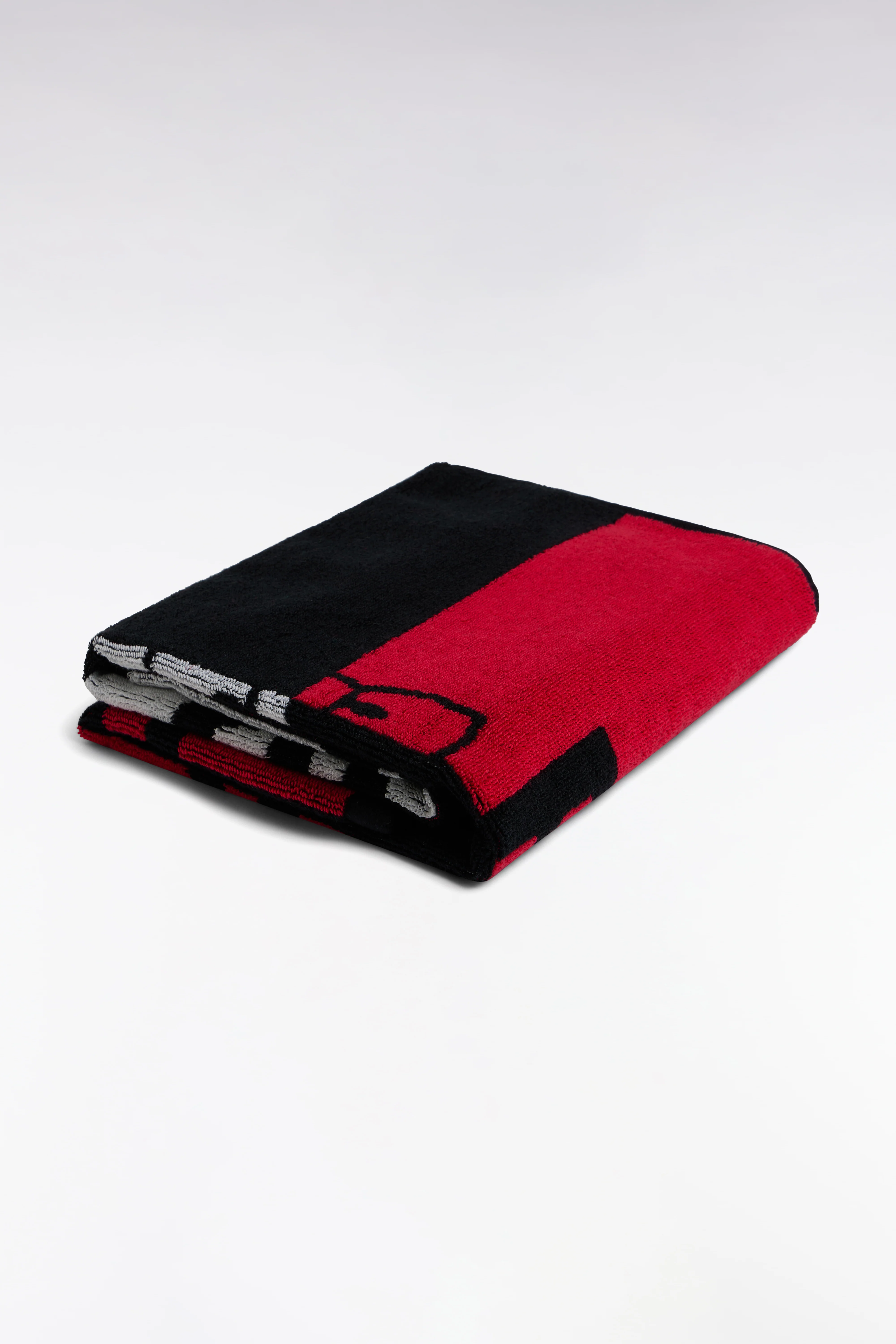 Drap de plage logo Eden Park en coton fuchsia - Image 3