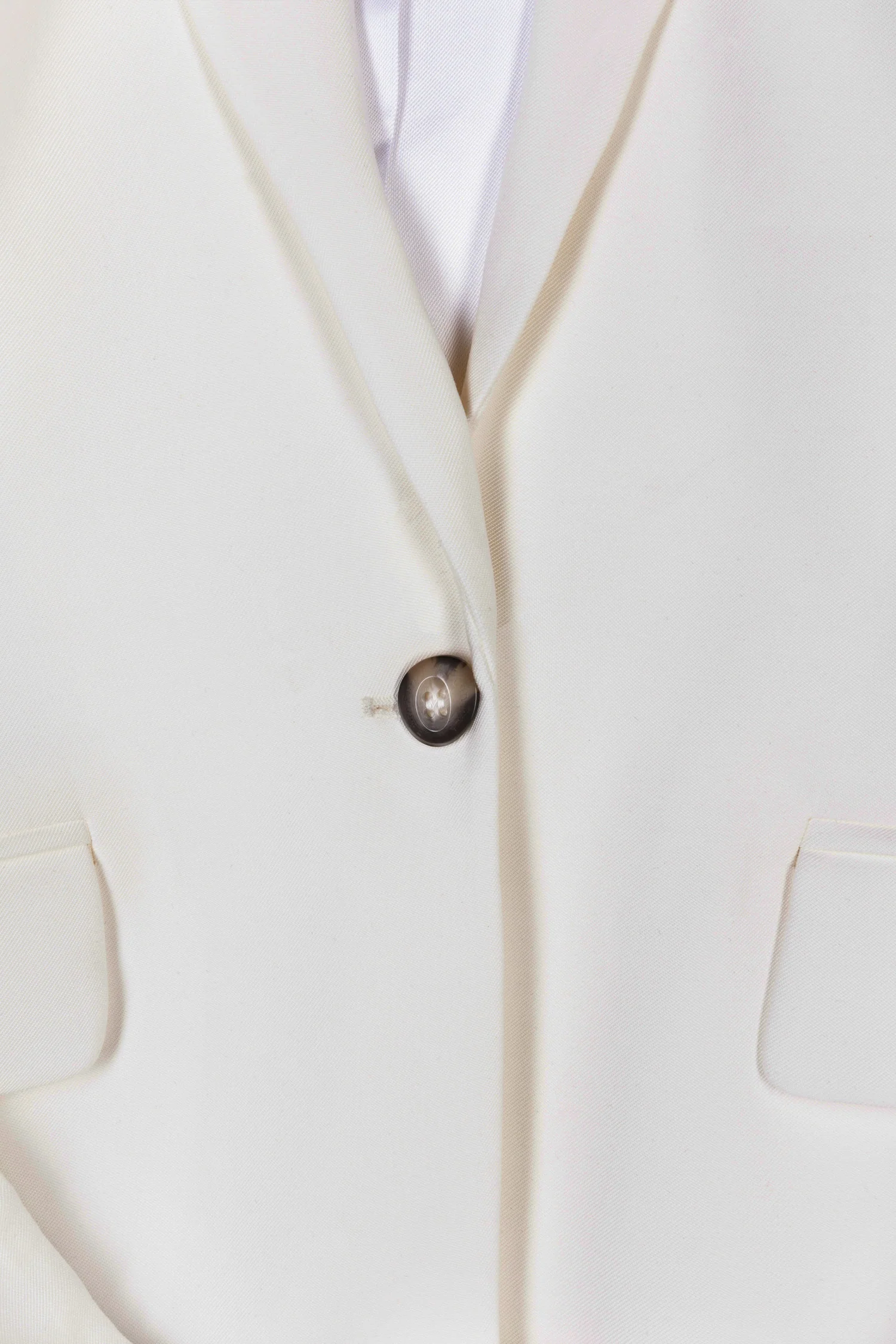 Veste fluide ceinturée écrue - Image 5