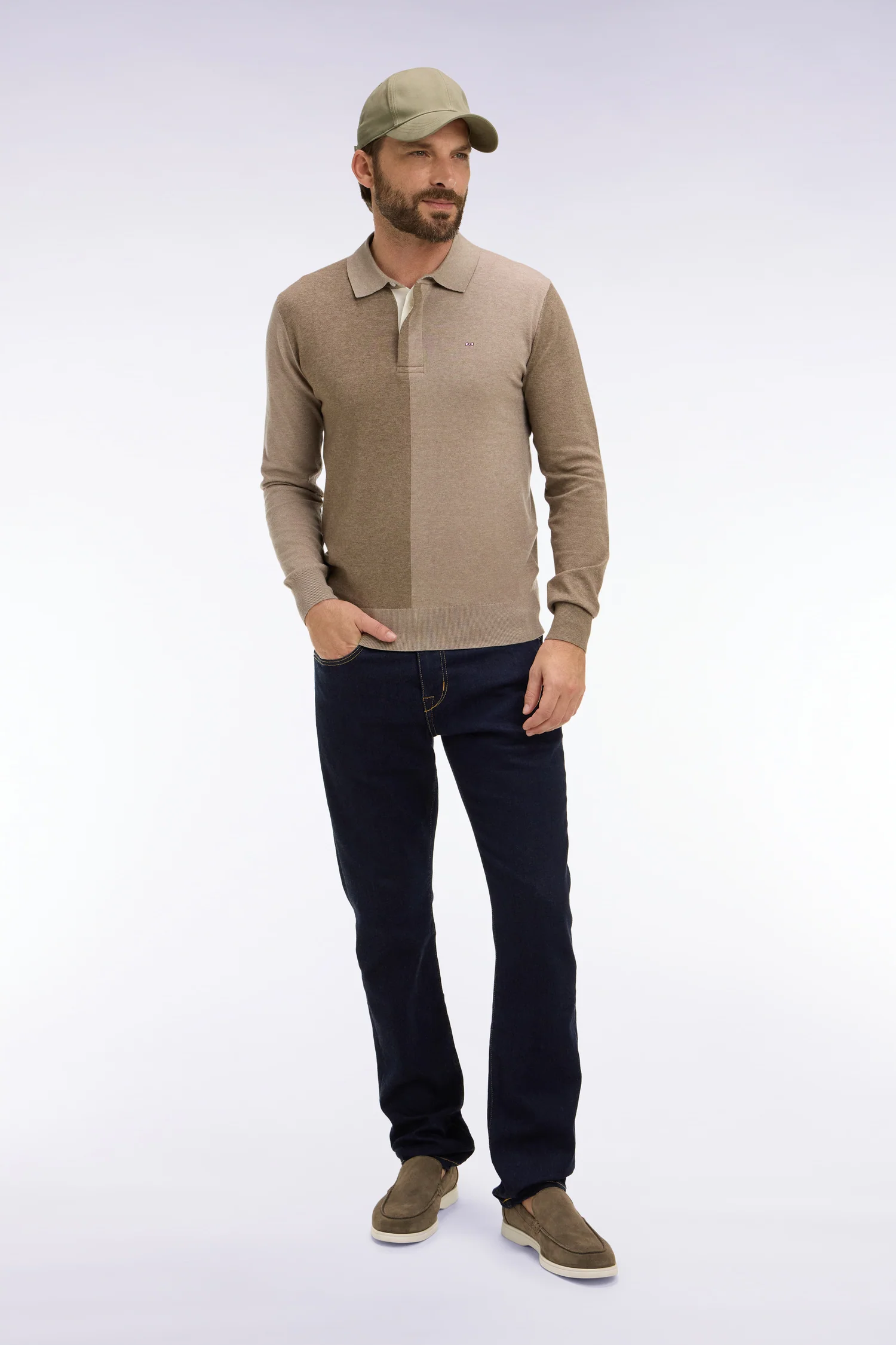 Jean en denim stretch marine one wash coupe slim - Image 3