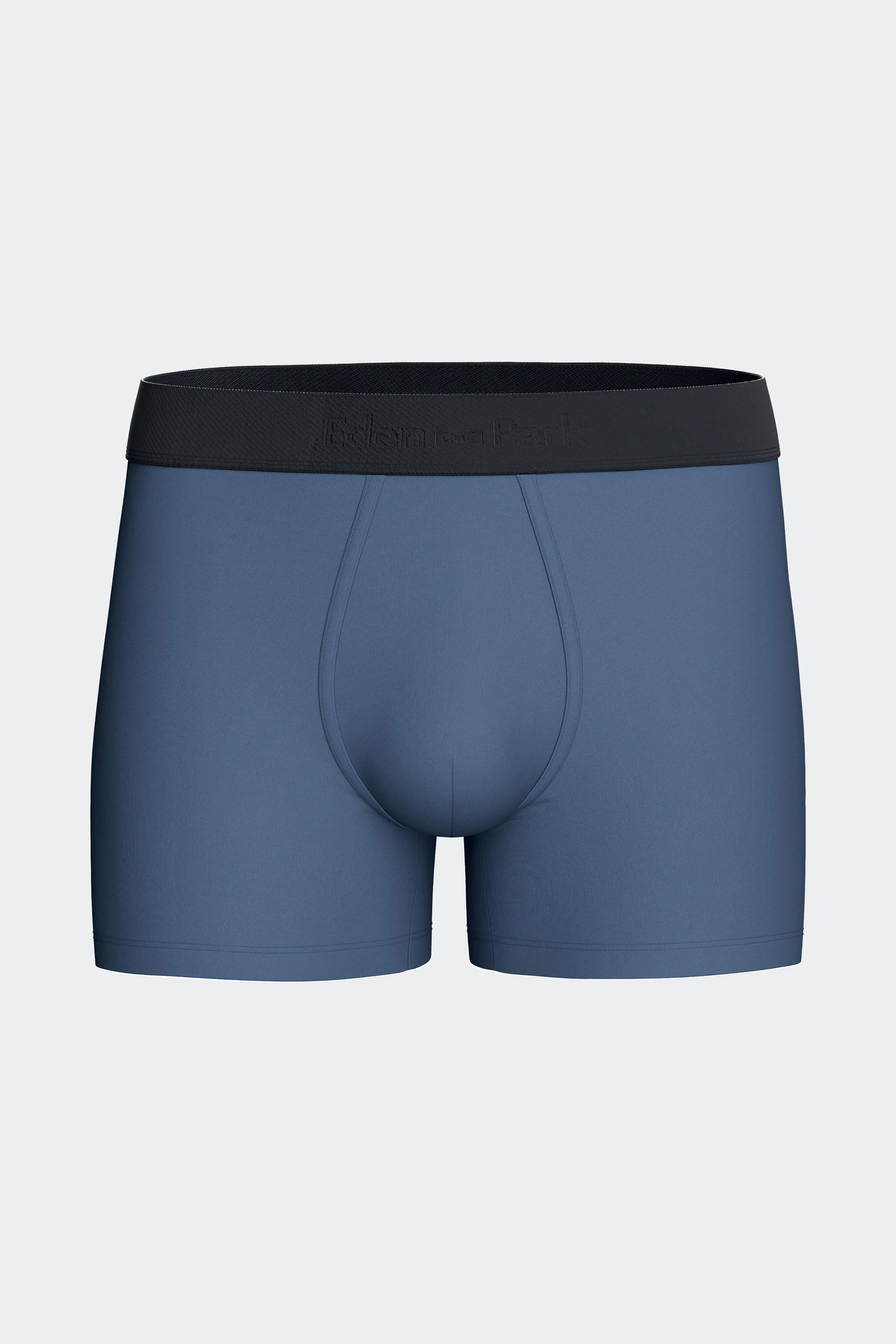 Lot de deux boxers en jersey de coton stretch marine uni et marine micromotifs 10 - Image 2