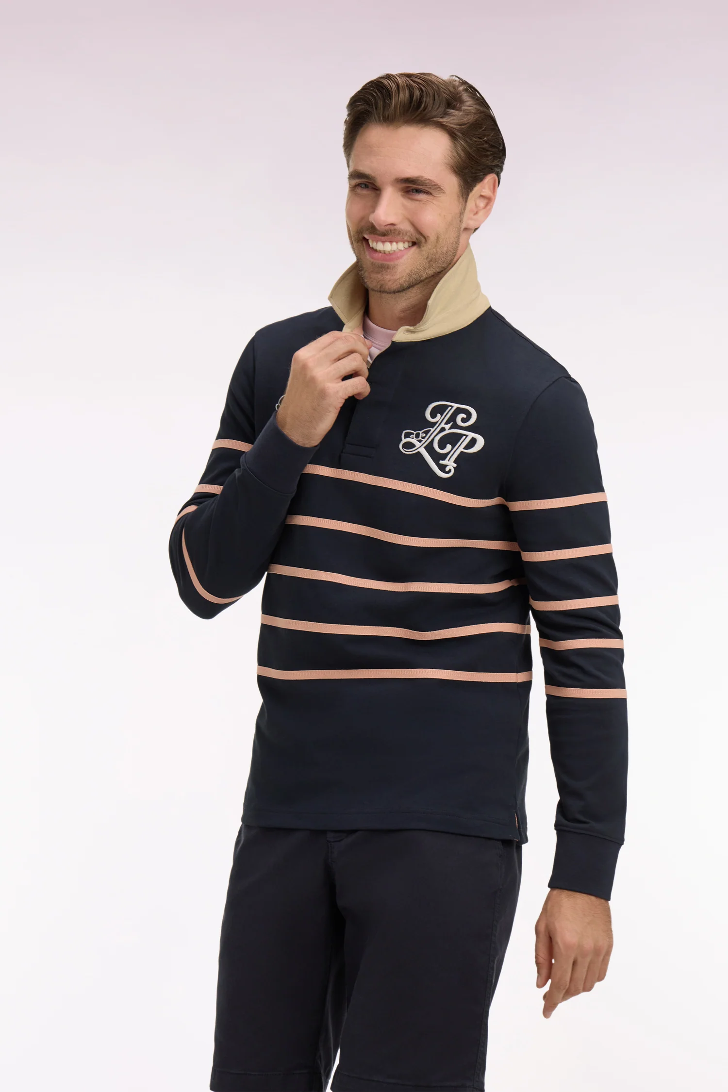 Maillot à manches longues marine