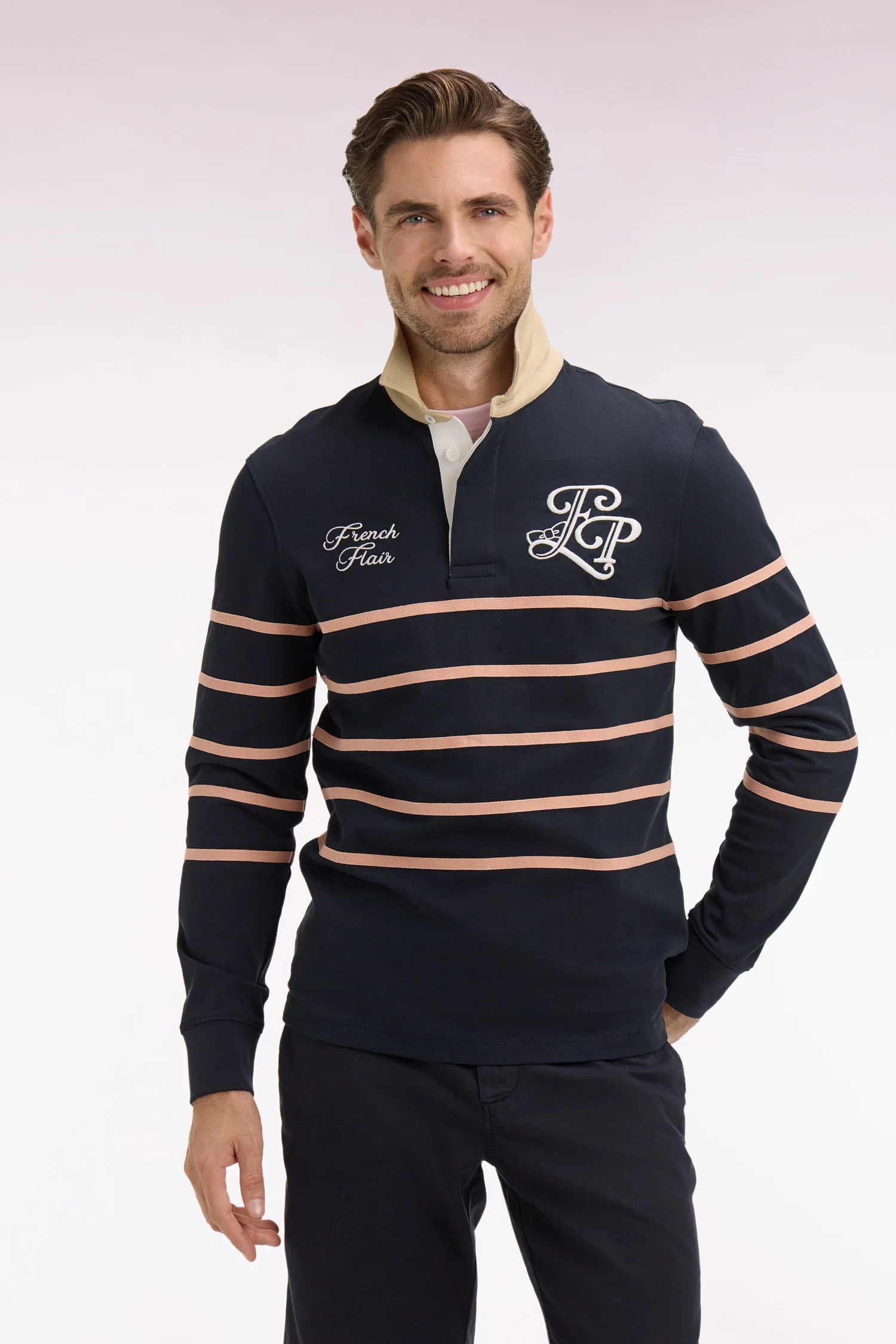 Maillot à manches longues marine - Image 4