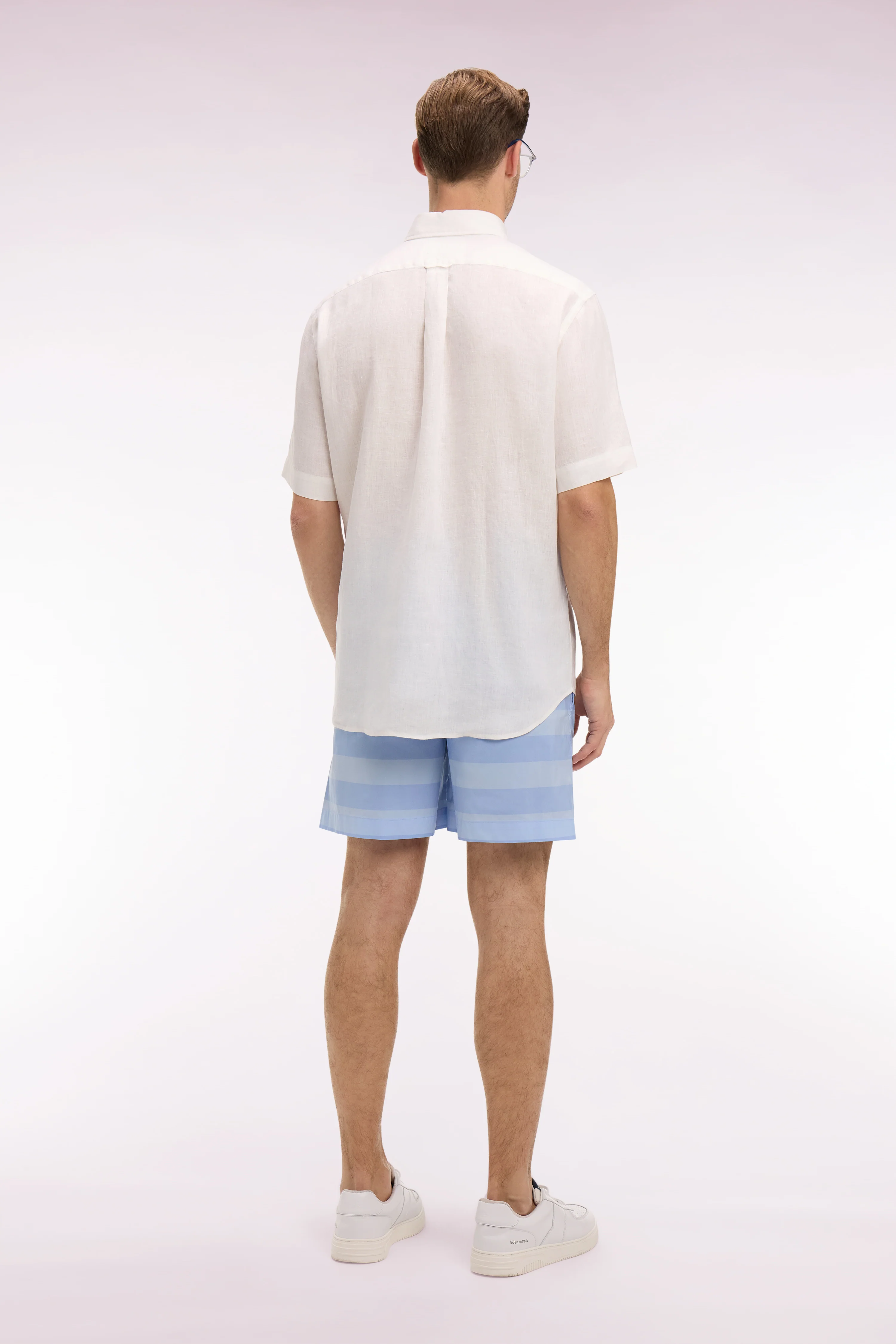 Maillot de bain à rayures bleu ciel - Image 5