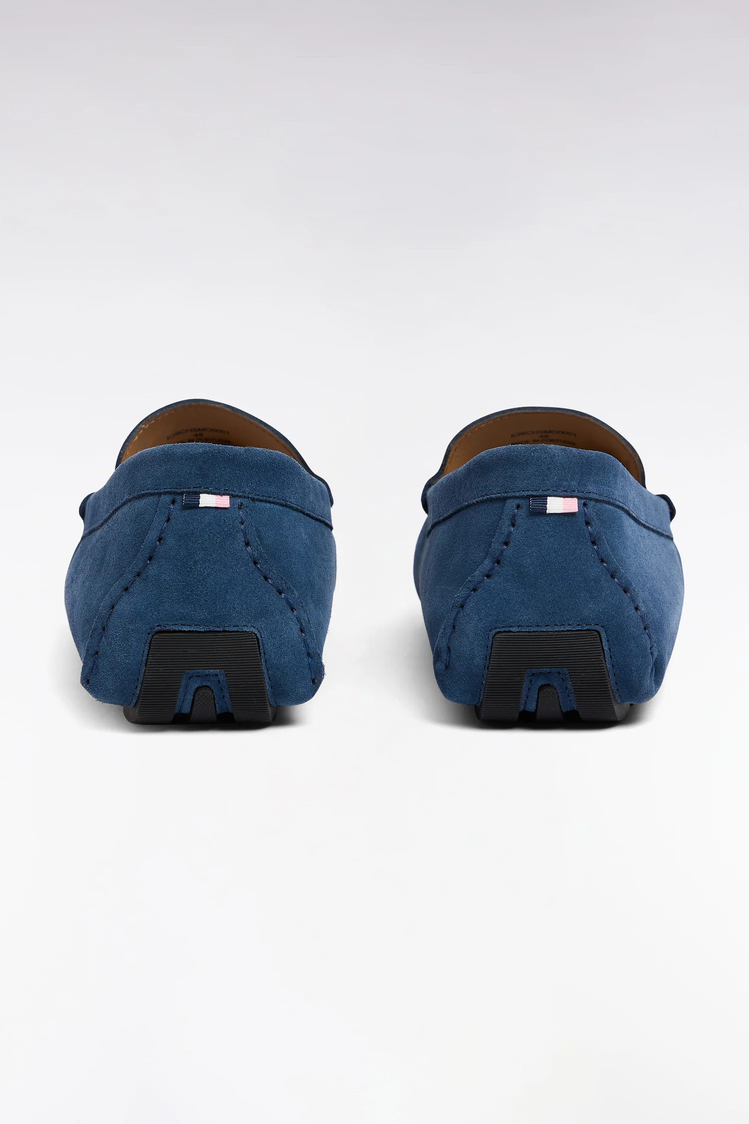 Mocassins en cuir suédé bleu - Image 3