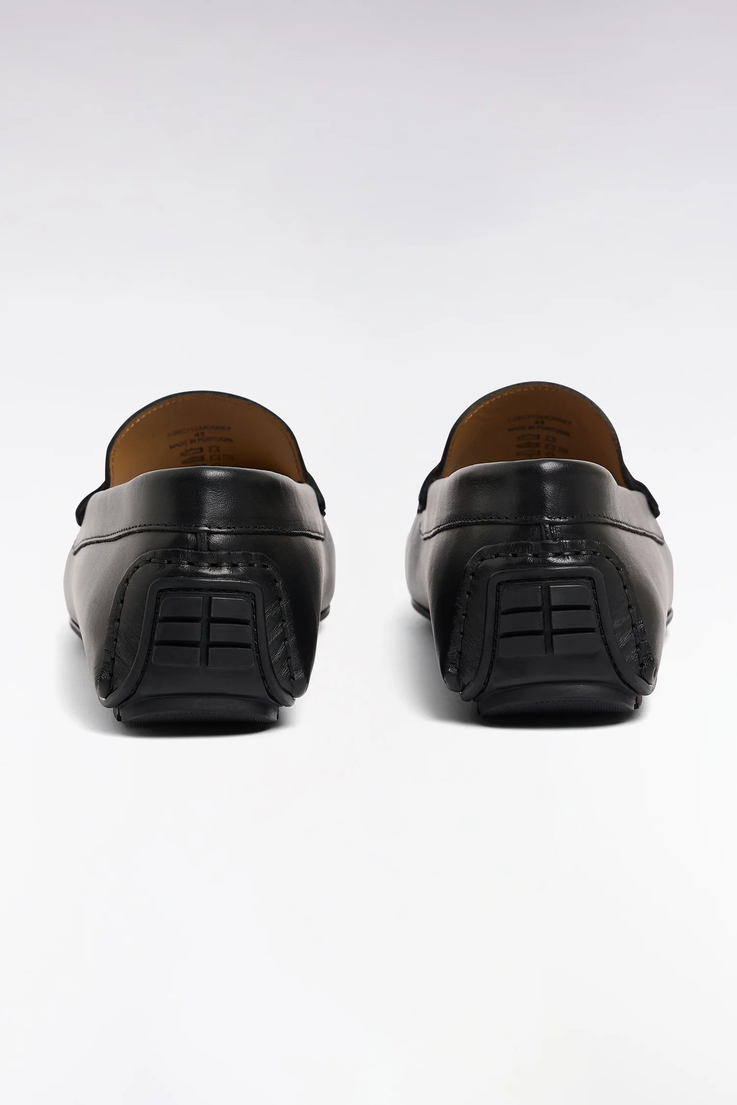 Mocassins penny loafer en cuir suédé noir - Image 2