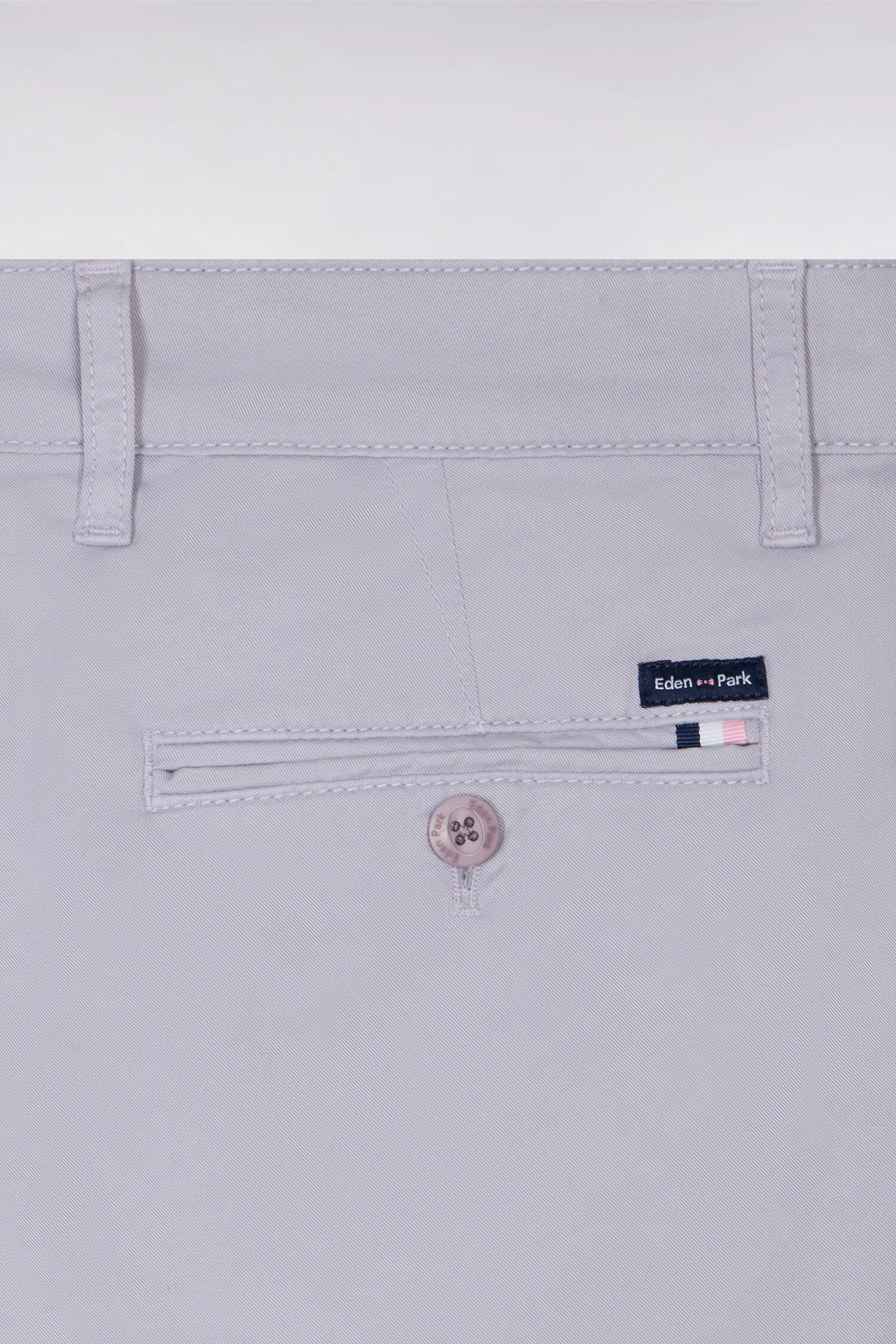 Pantalon chino regular en coton stretch gris - Image 6