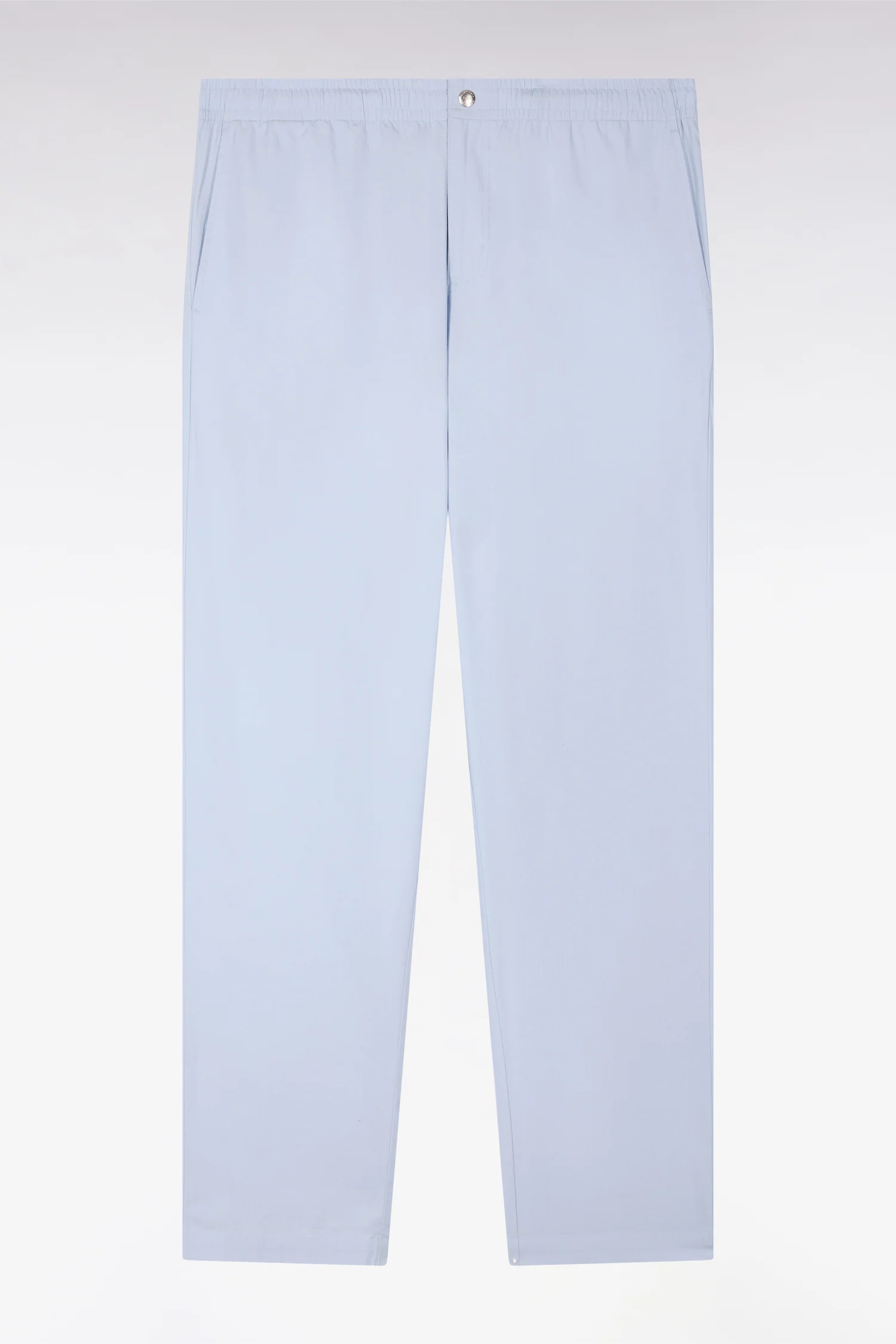 Pantalon en toile de coton gris clair - Image 2