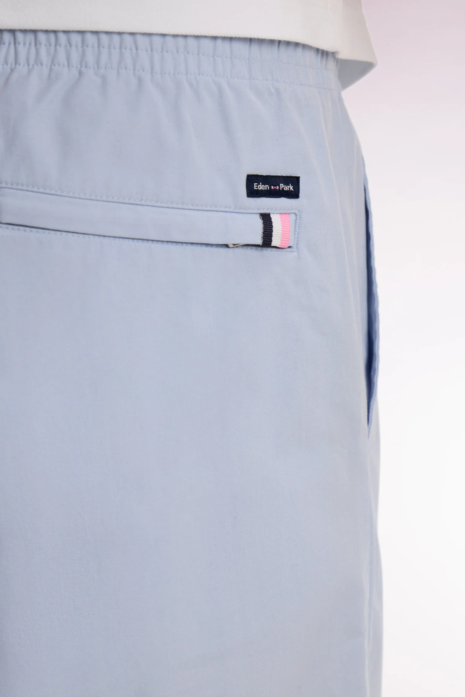 Pantalon en toile de coton gris clair - Image 4