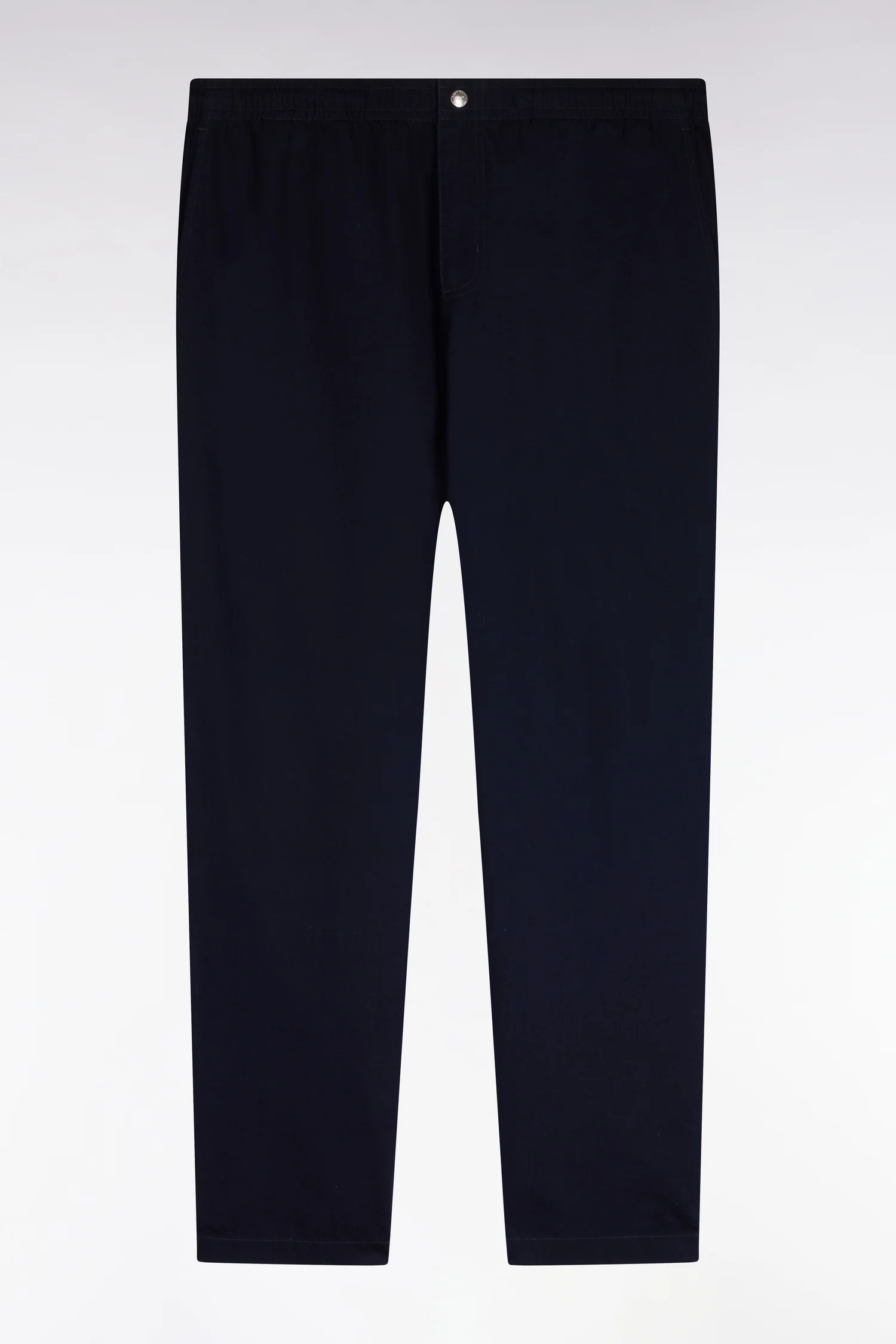 Pantalon en toile de coton marine - Image 2