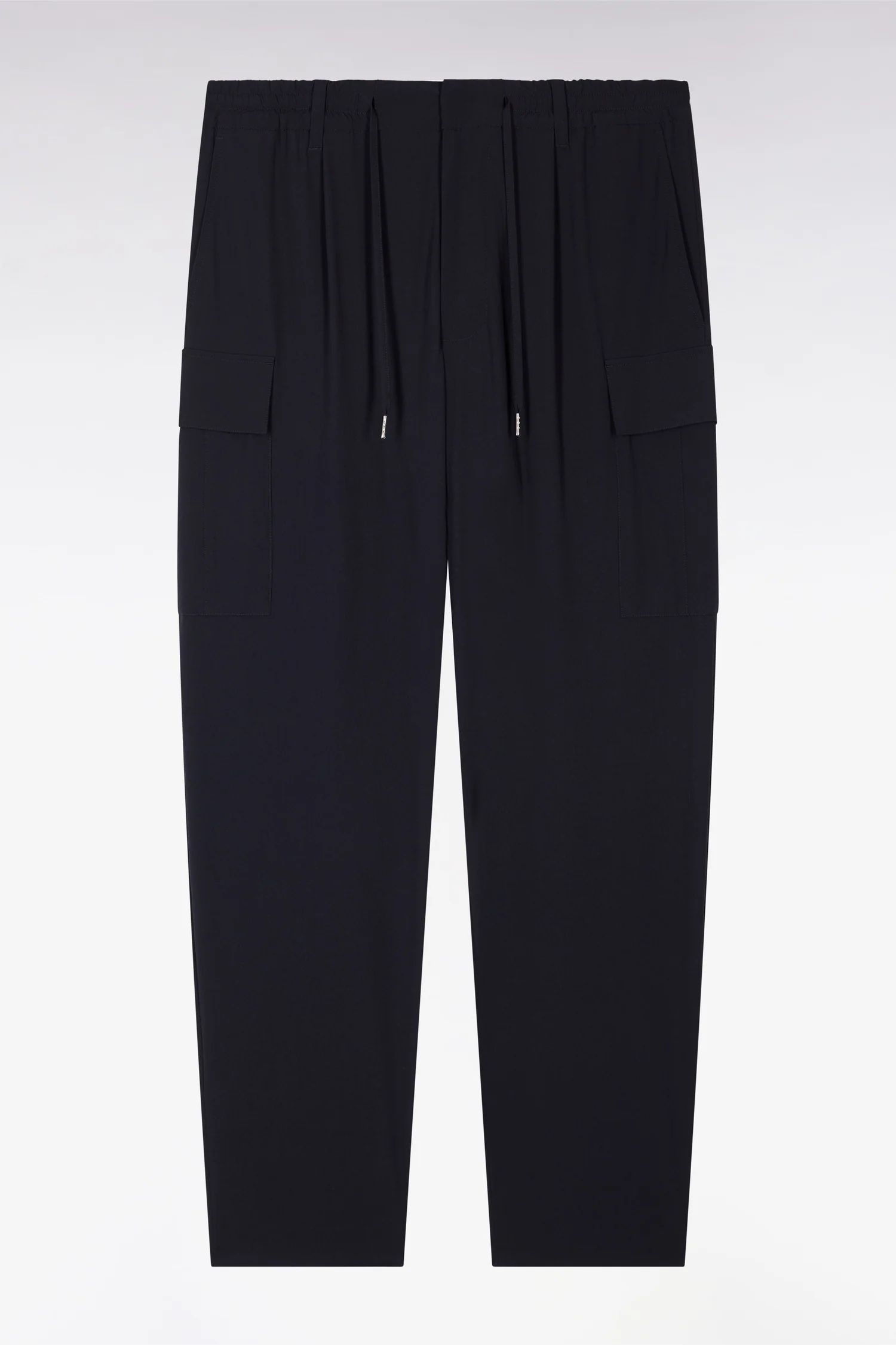 Pantalon poches cargo en tissu technique marine coupe Modern - Image 2