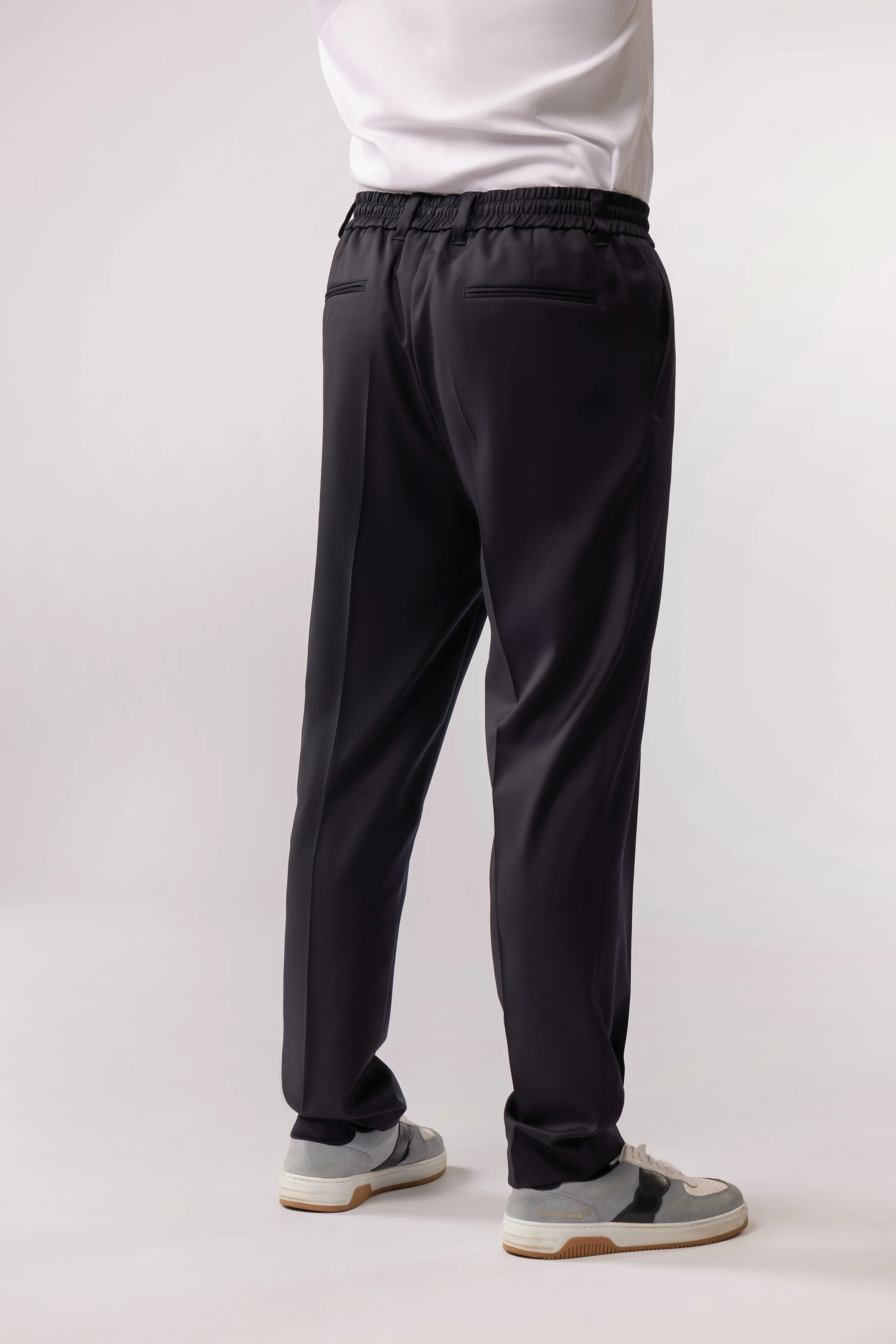 Pantalon en laine bleu marine Eden Park x Racing 92 - Image 3