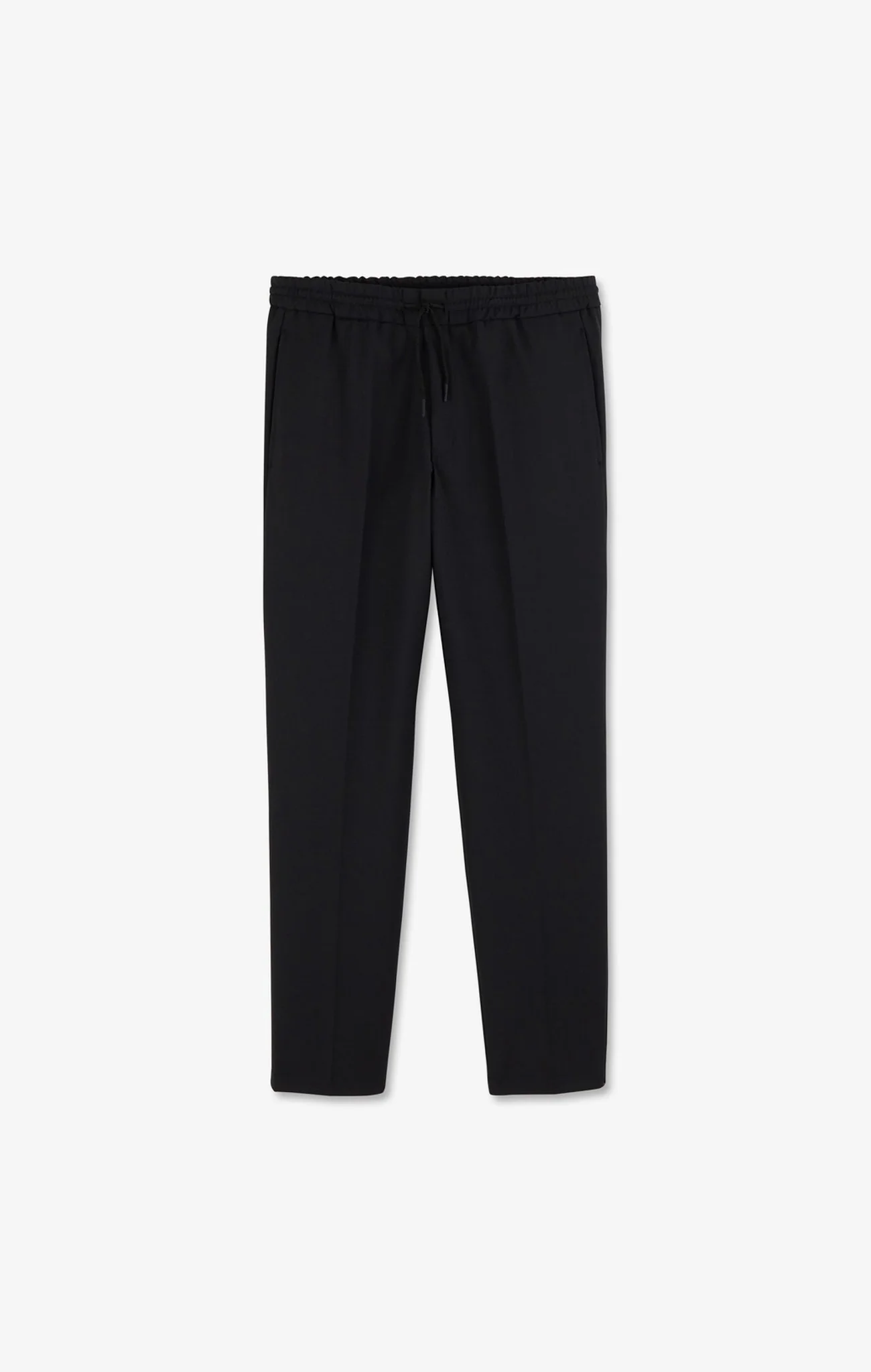 Pantalon taille élastiquée noir - Image 2