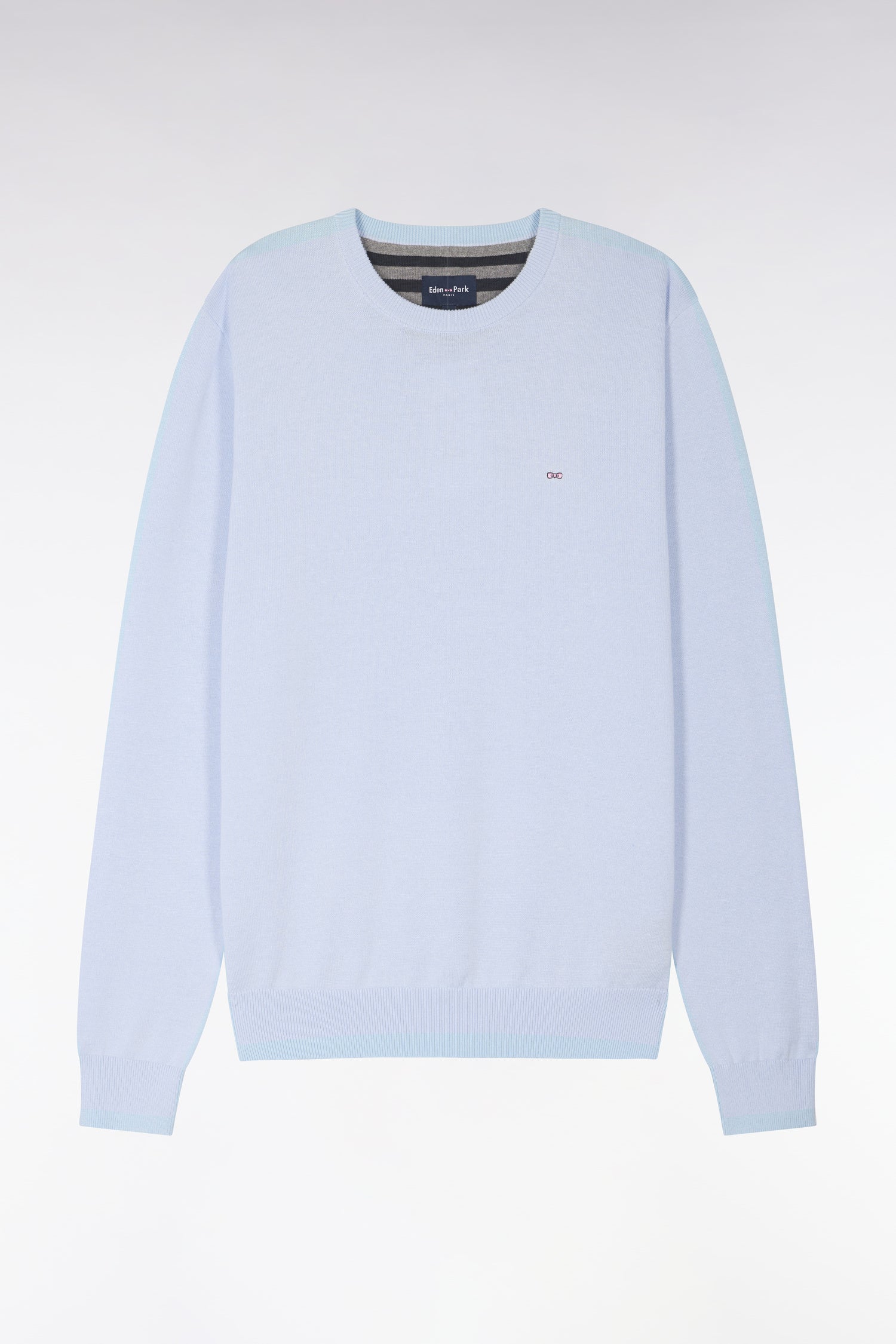 Pull col rond en coton ciel - Image 2