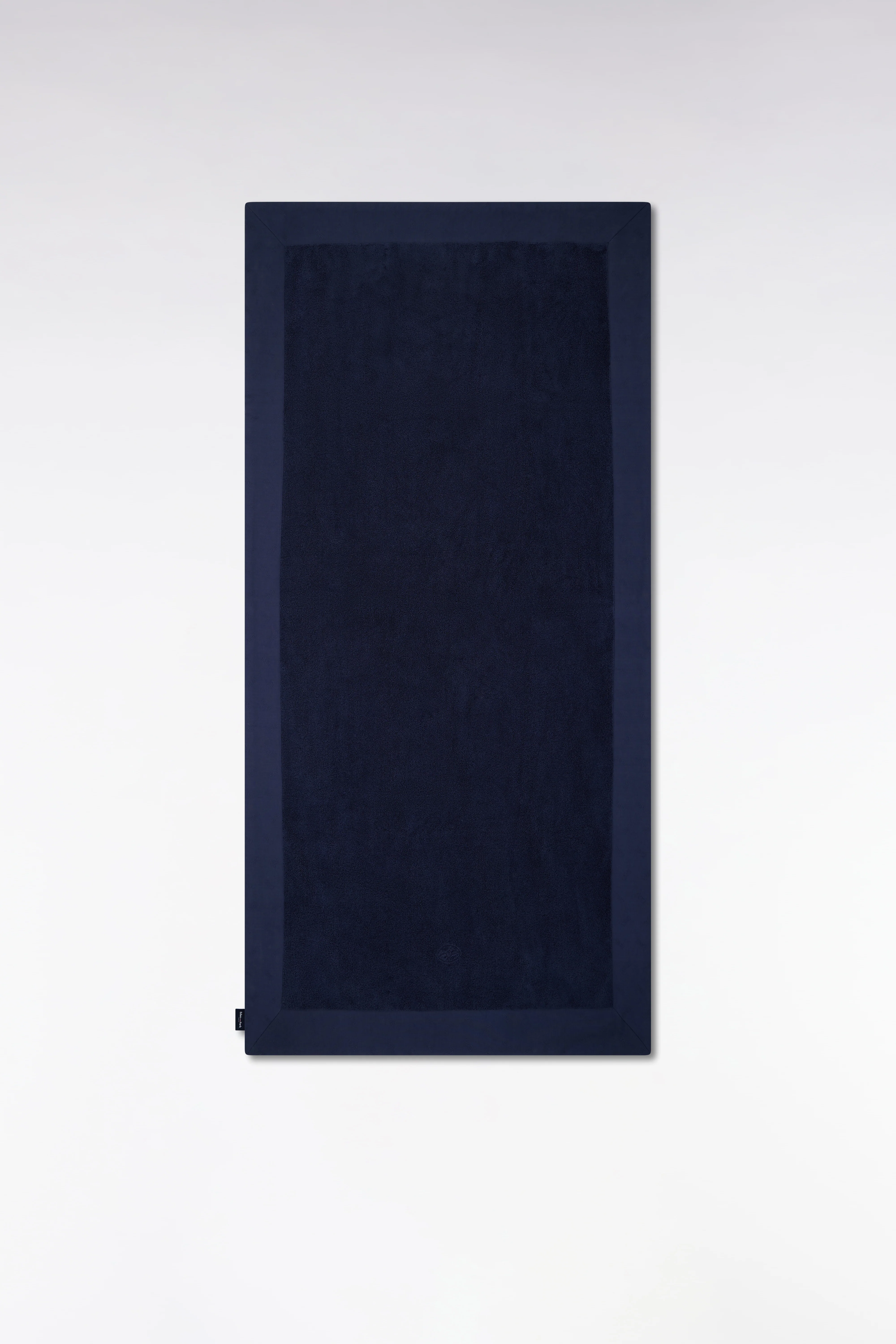 Serviette de bain en coton éponge marine