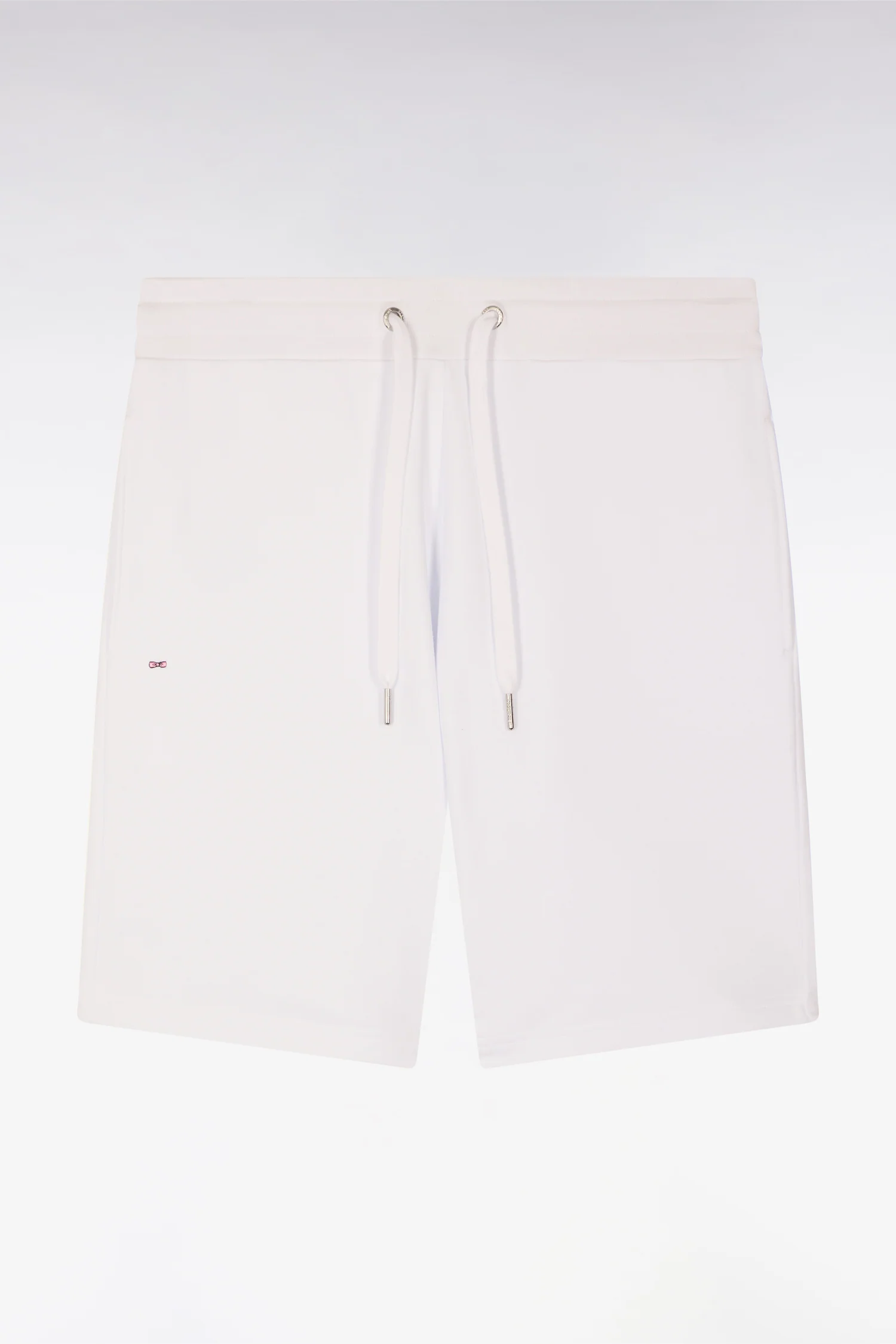 Short en molleton coton blanc - Image 2