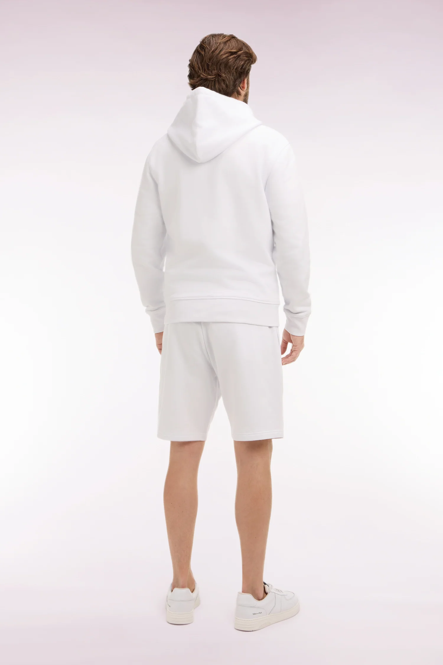 Short en molleton coton blanc - Image 5