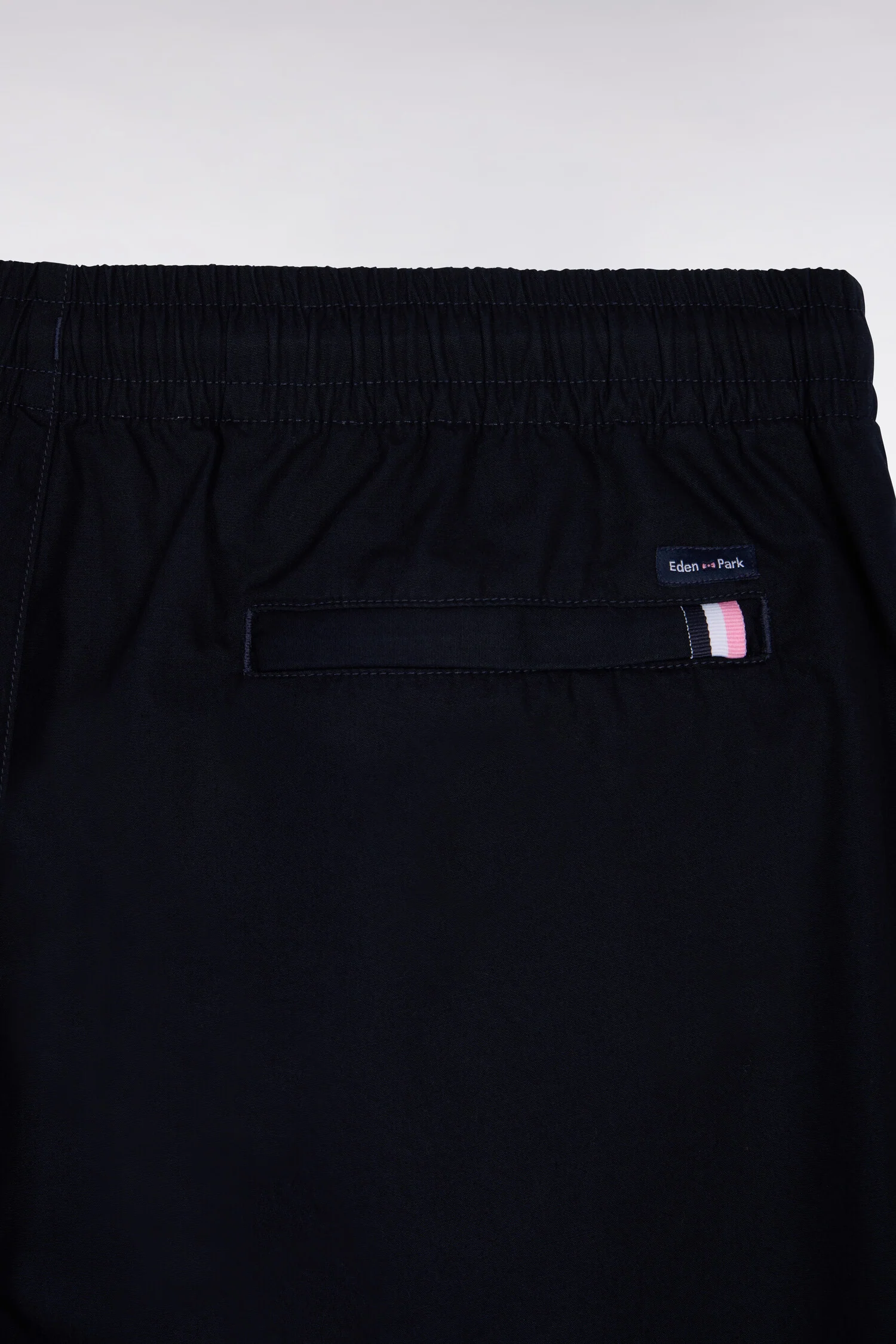 Short en popeline de coton marine - Image 6