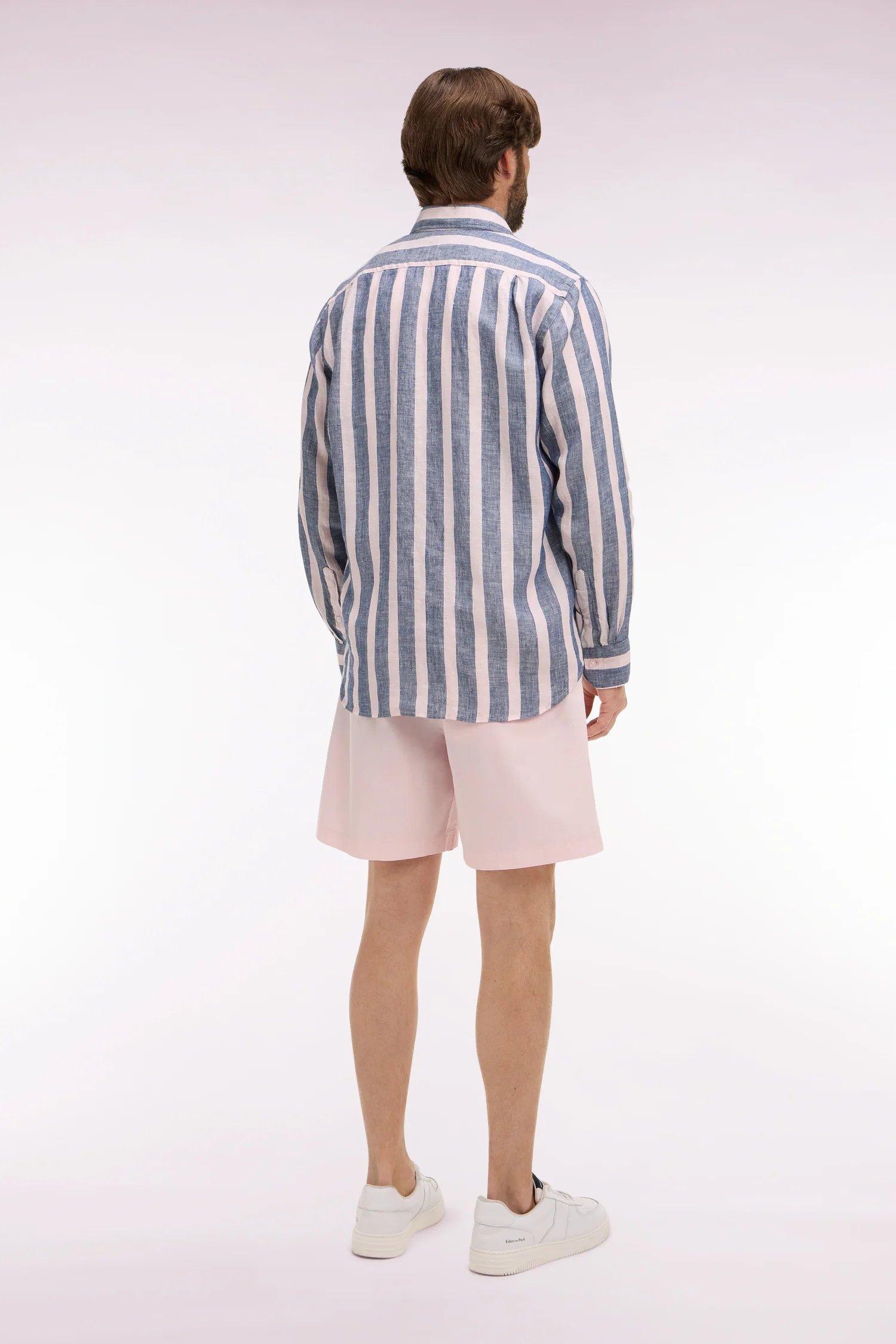 Short en popeline de coton rose - Image 5
