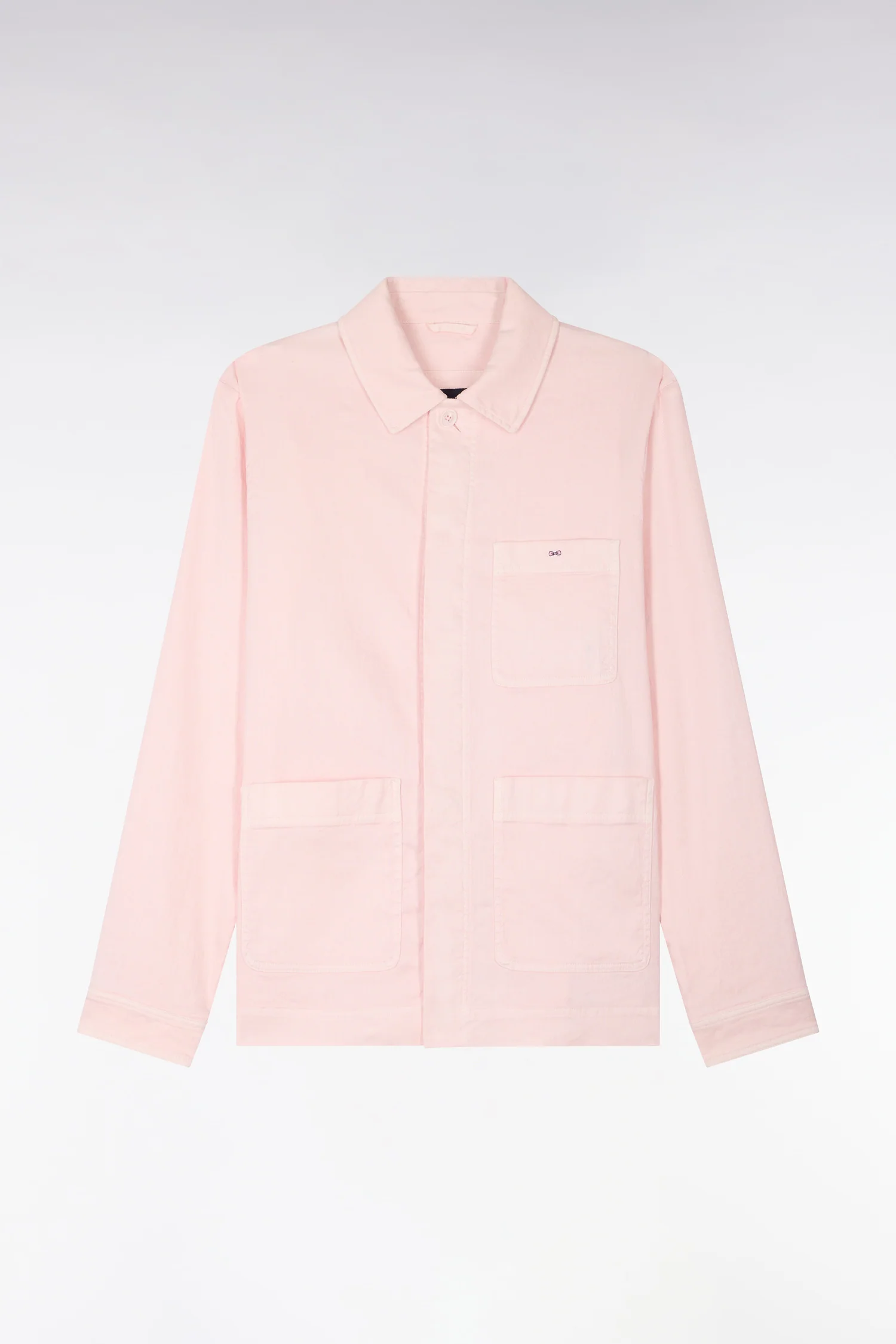 Surchemise en lin et coton rose - Image 2