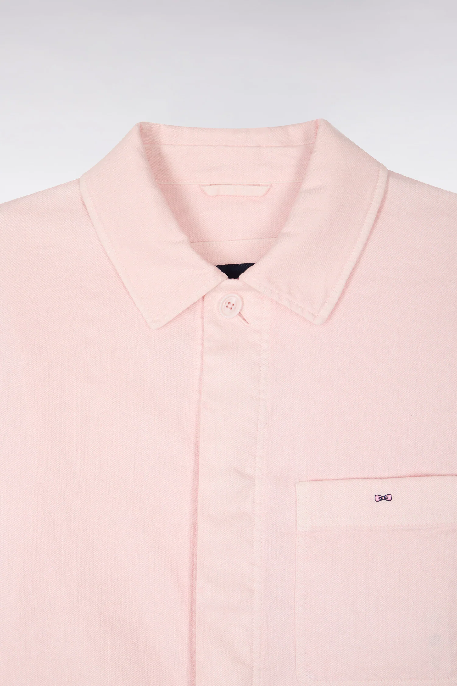Surchemise en lin et coton rose - Image 6