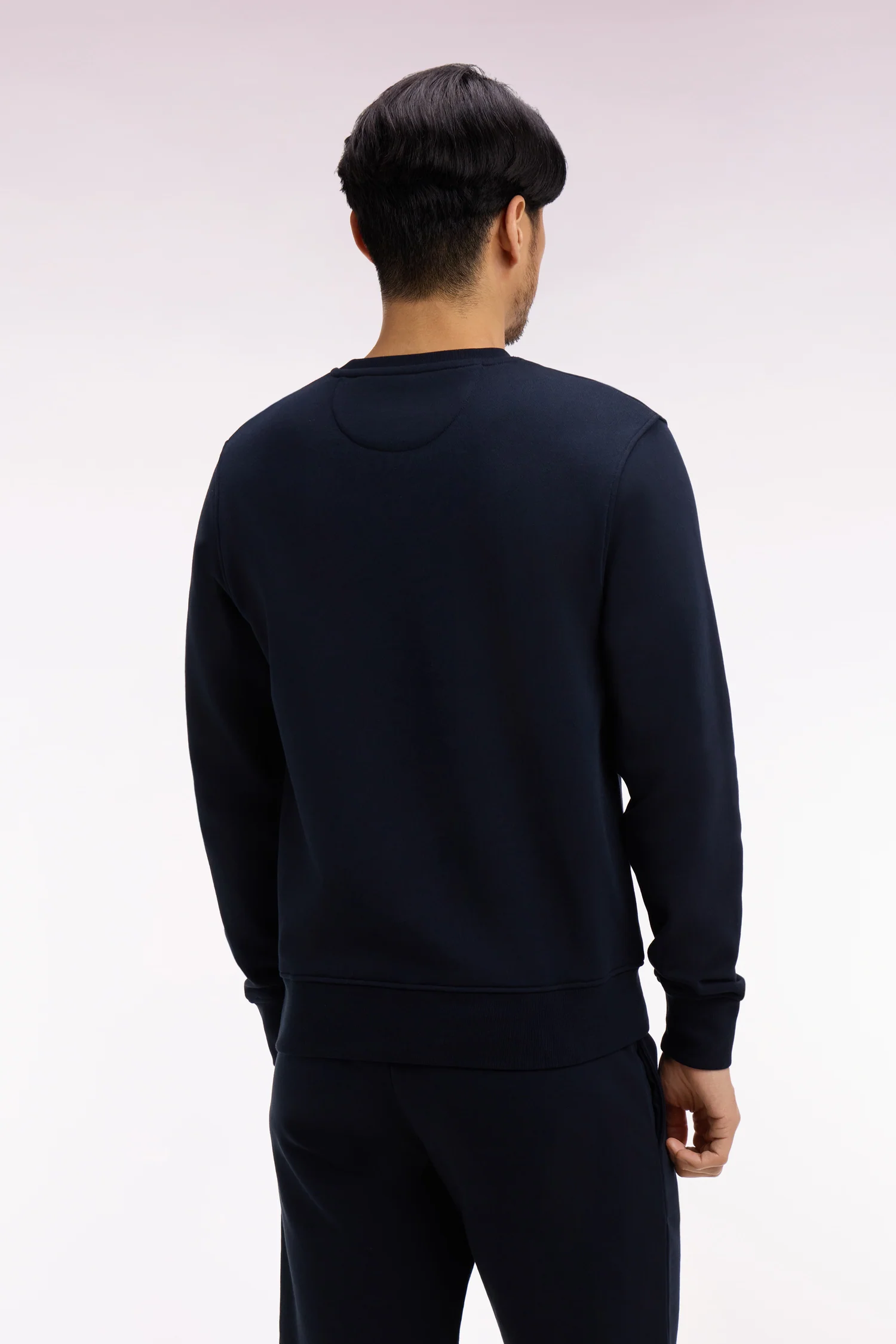 Sweatshirt en molleton coton marine - Image 5