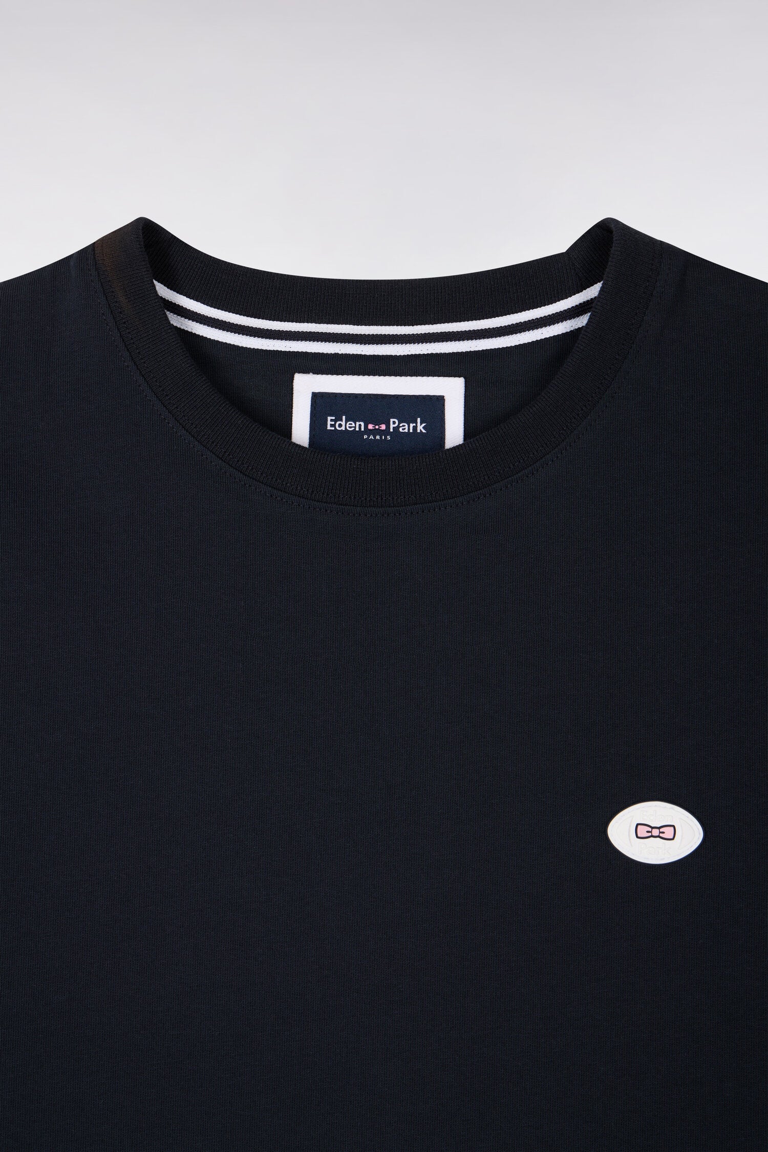 T-shirt à manches courtes en coton marine coupe regular - Image 6